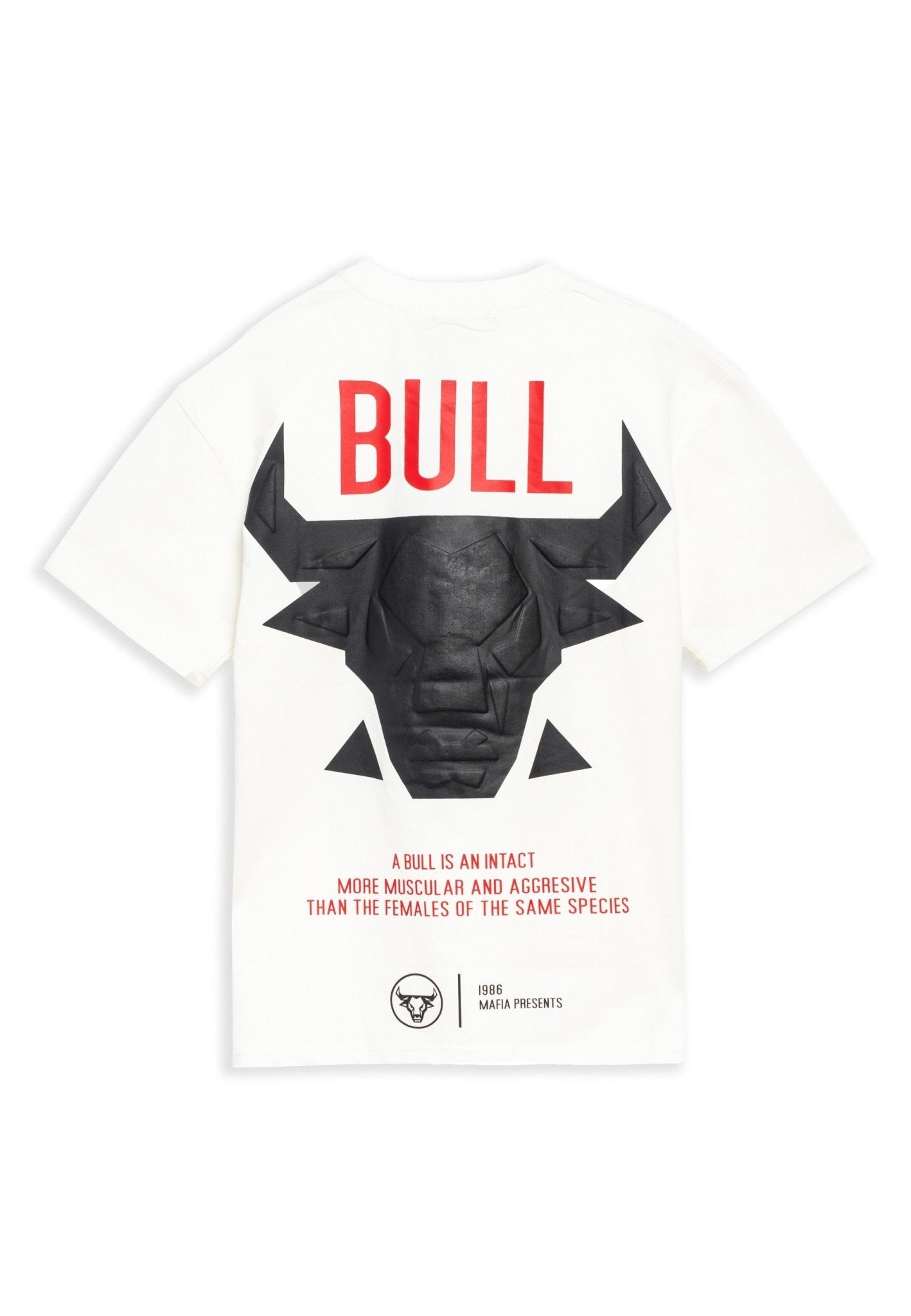 CAMISETA BLANCA BULL BACK TEE - AREA ZERO