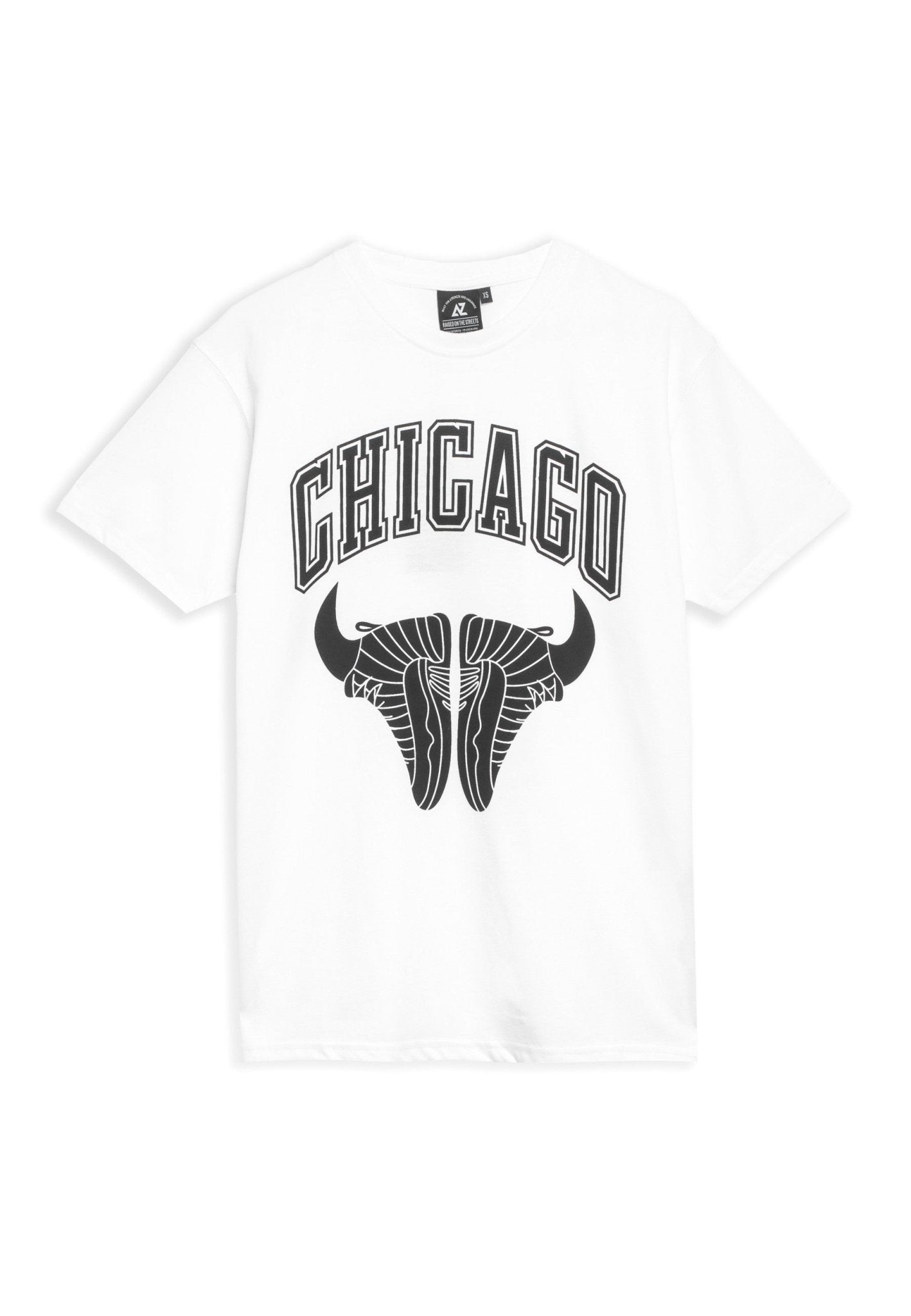 CAMISETA BLANCA CHICAGO SNEAKERS BIG FACE TEE - AREA ZERO