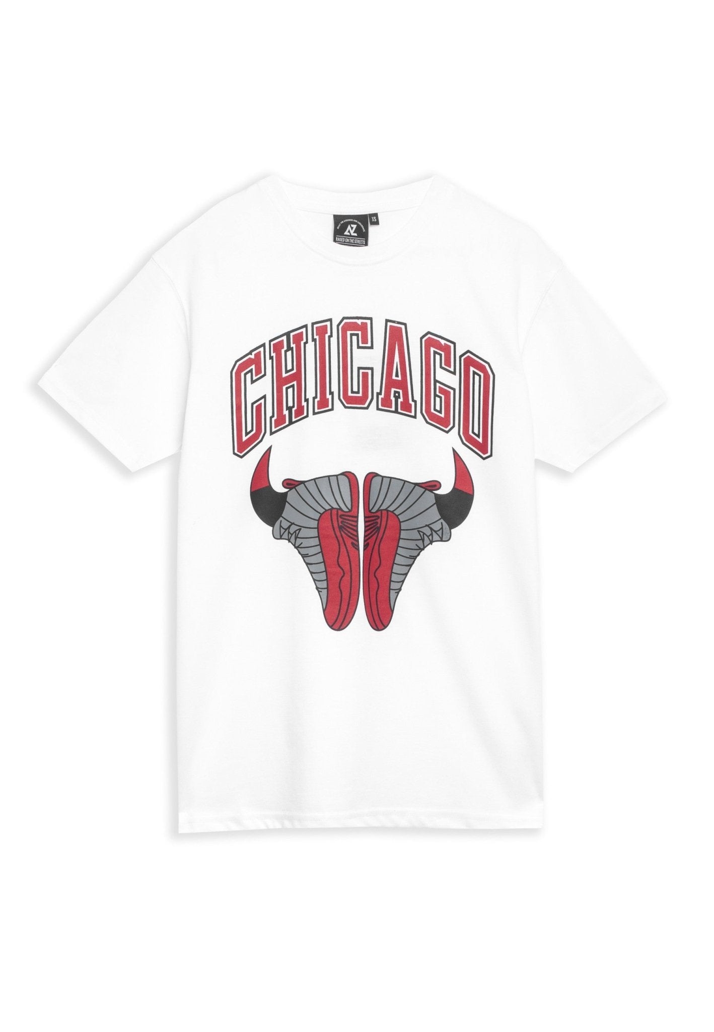 CAMISETA BLANCA CHICAGO SNEAKERS TEE - AREA ZERO