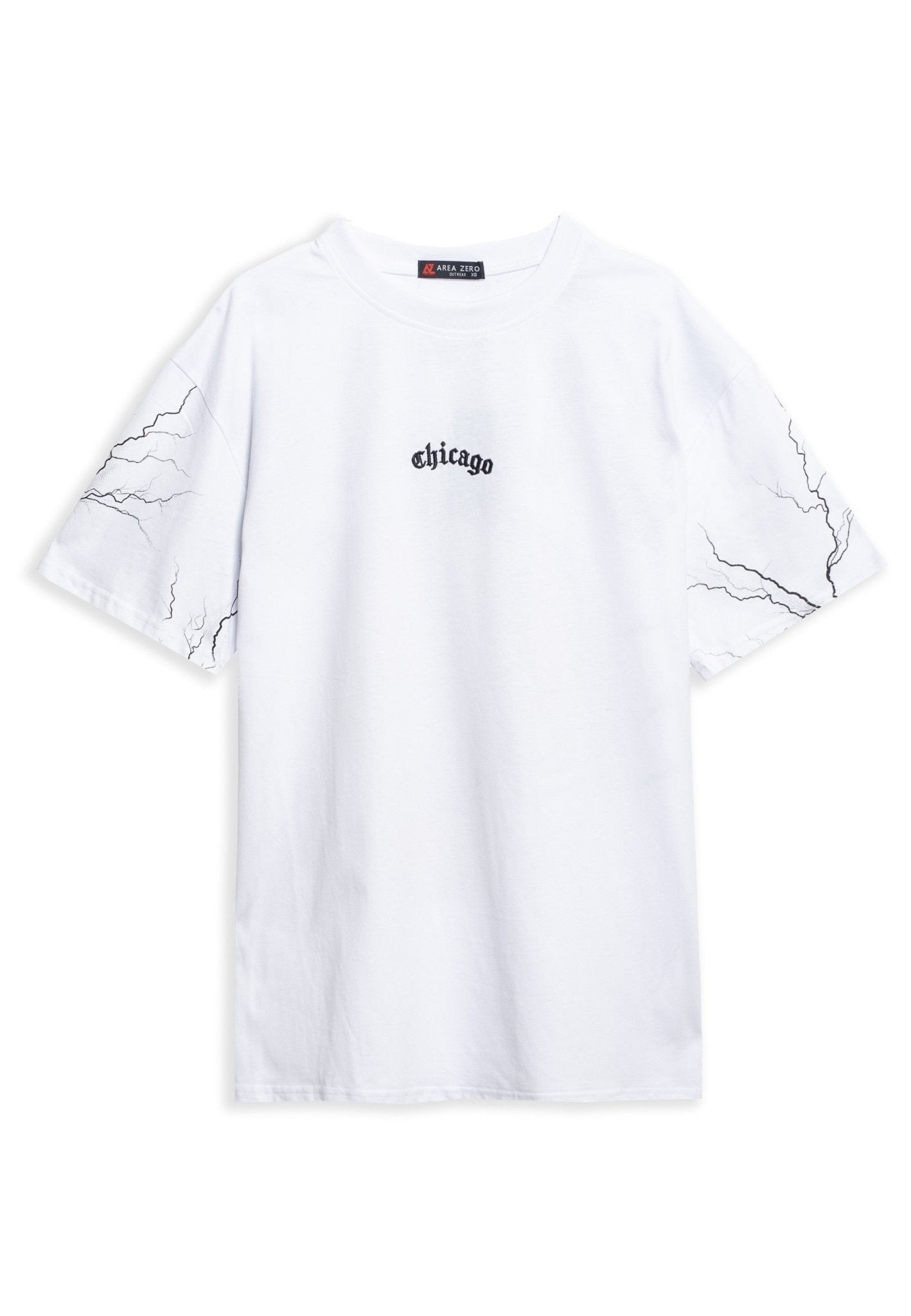 CAMISETA BLANCA CHICAGO THUNDER BALL OVERSIZED TEE - AREA ZERO
