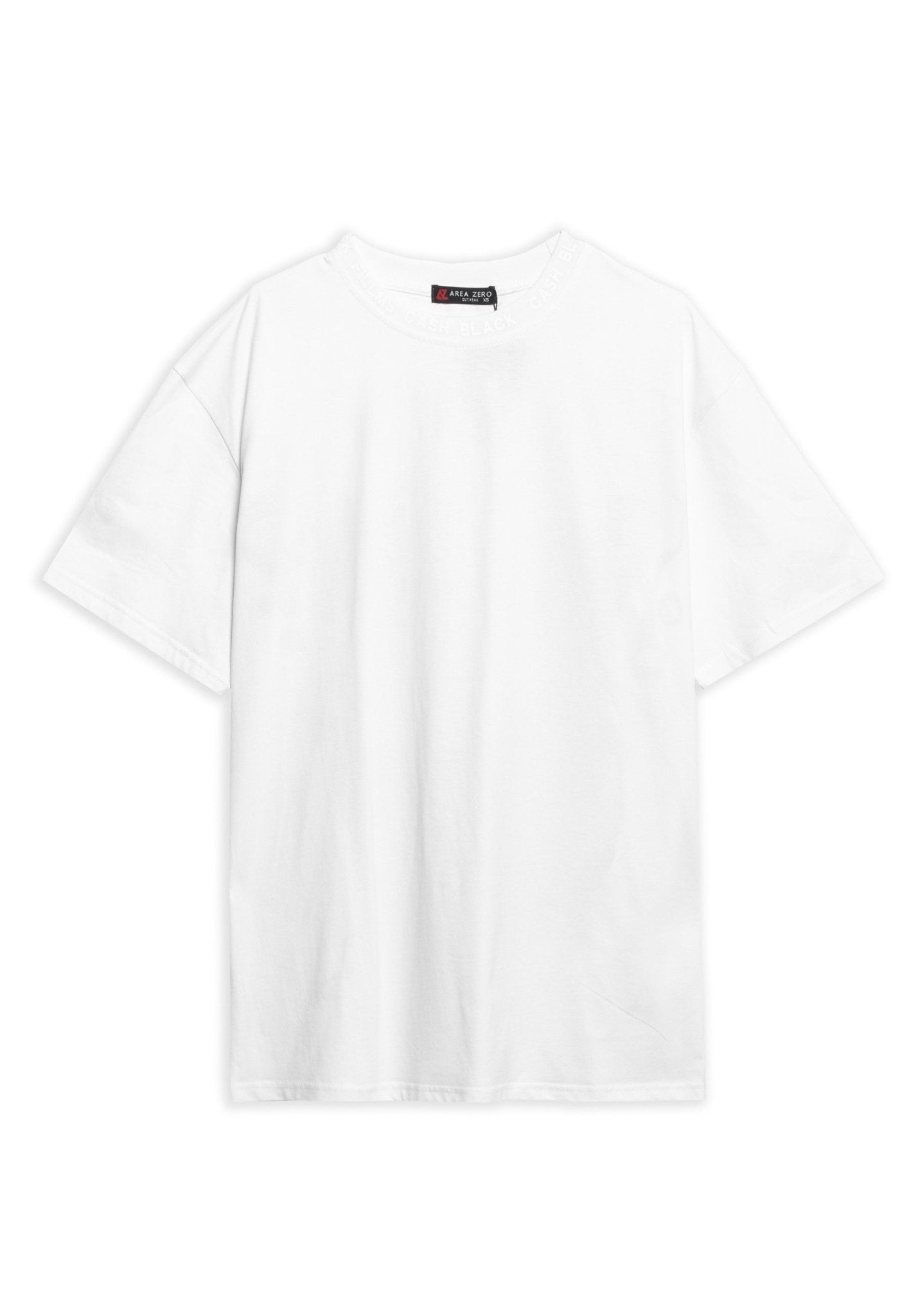 CAMISETA BLANCA FILL ME CASH OVERSIZED TEE - AREA ZERO