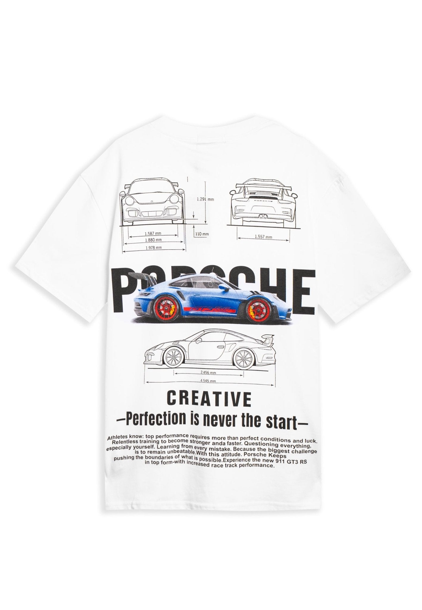 CAMISETA BLANCA GT3 CEATIVER OVERSIZED TEE - AREA ZERO