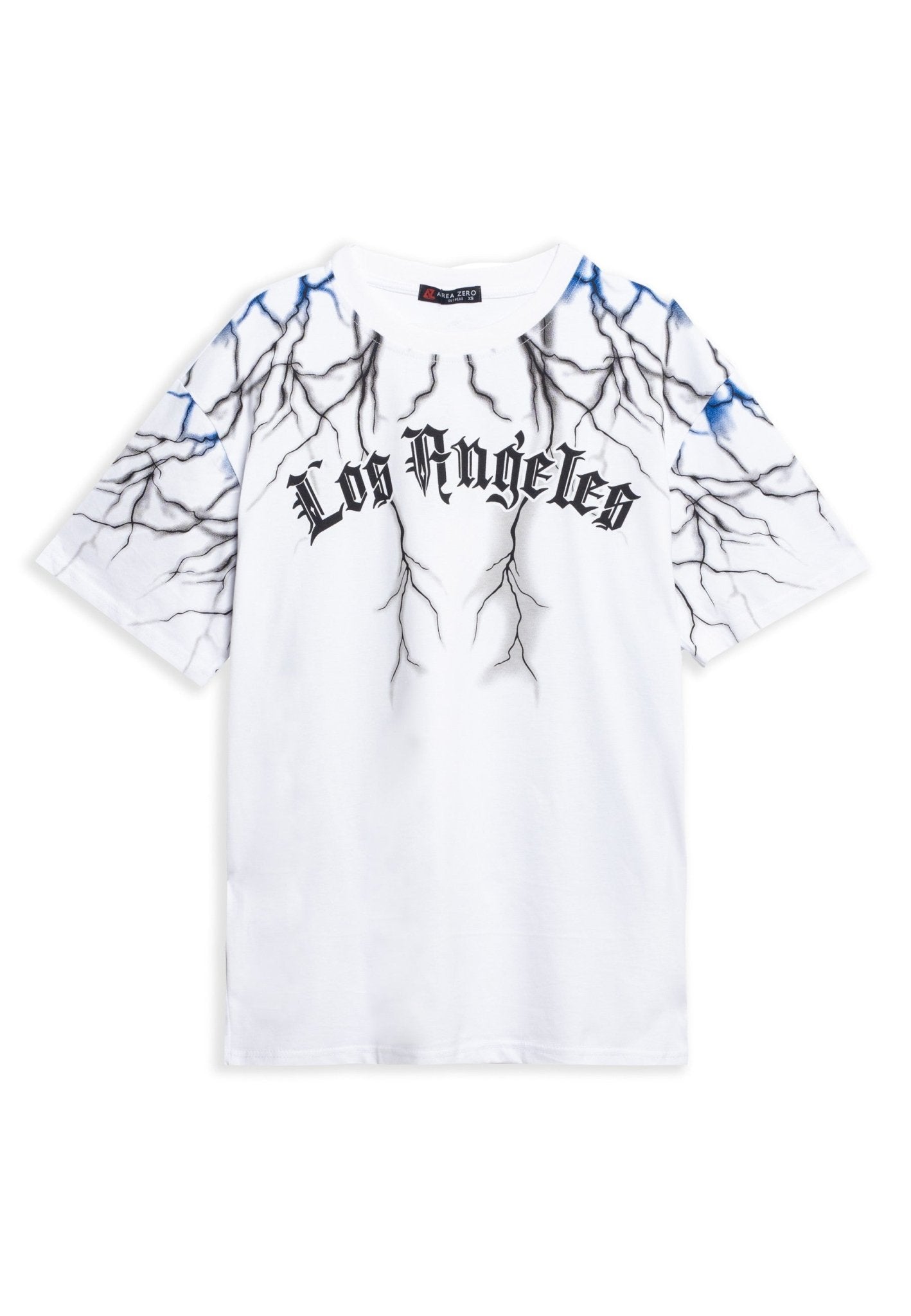 CAMISETA BLANCA LOS ANGELES THUNDER BACK WINGS TEE - AREA ZERO