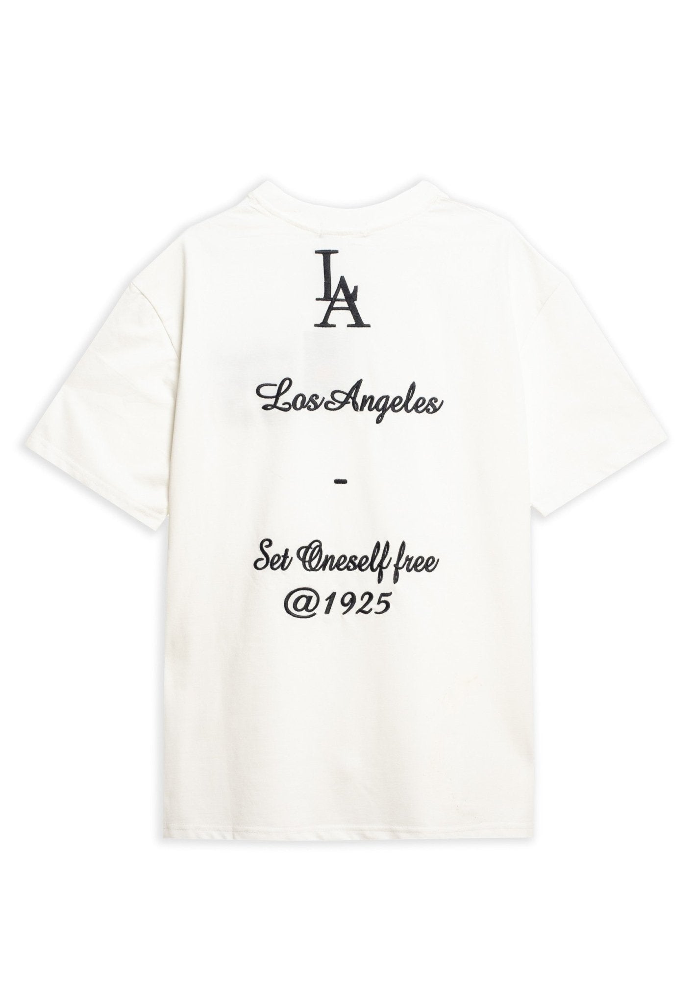 CAMISETA BLANCA LOS ANGLES OVERSIZED TEE - AREA ZERO