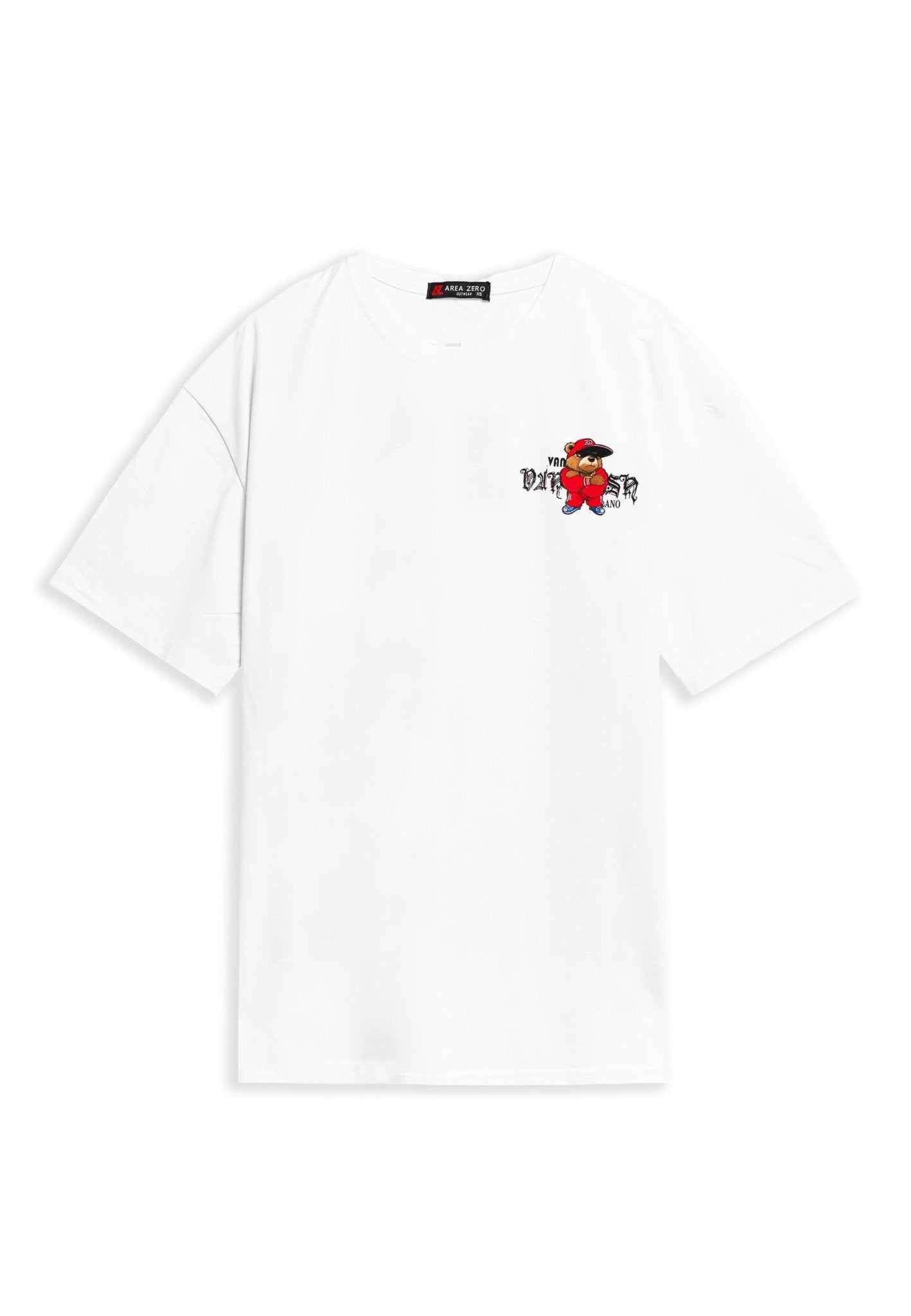 CAMISETA BLANCA ROUND TRIP ANGRY BEAR TEE - AREA ZERO