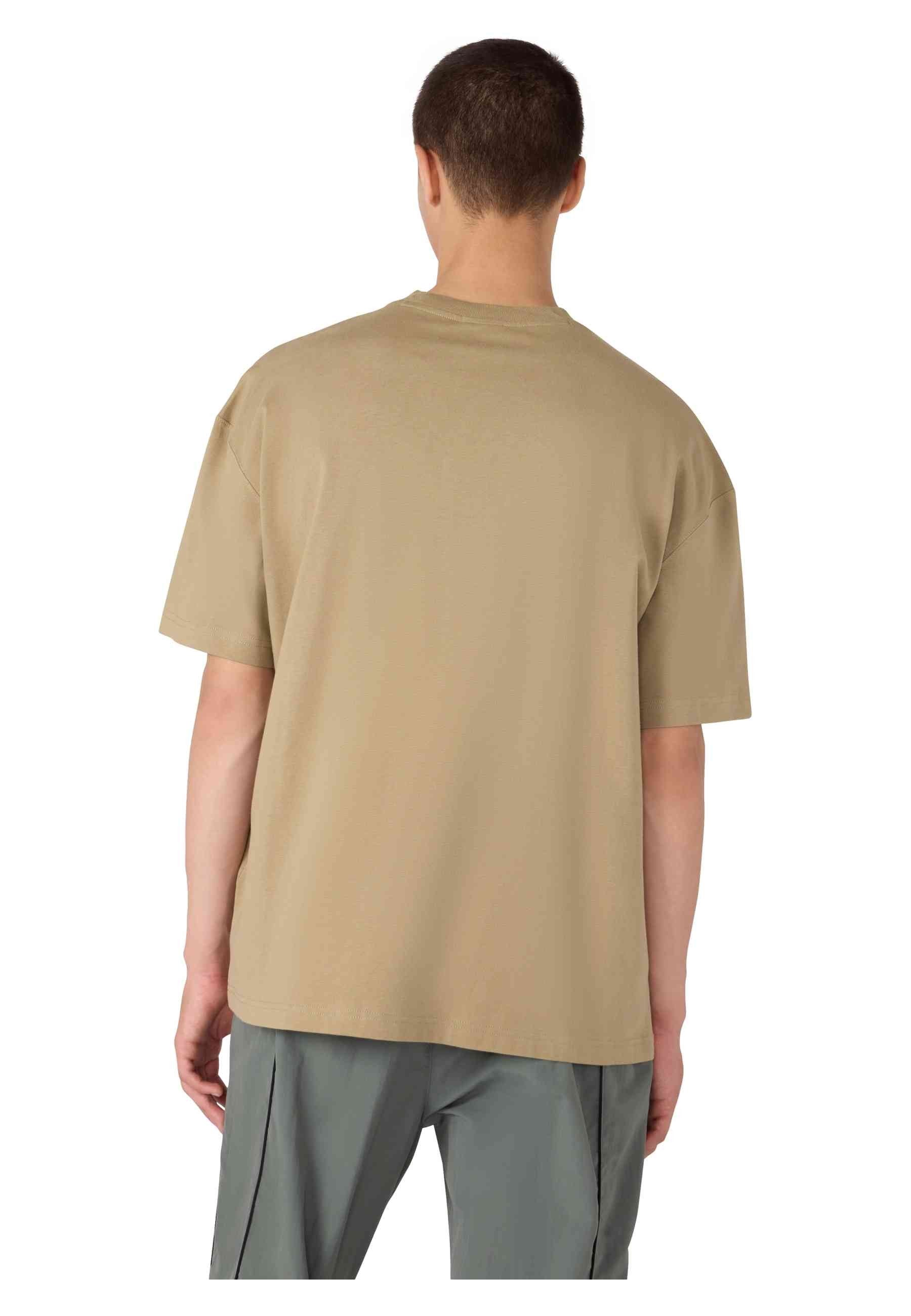 CAMISETA CHAMPION BEIGE MAXI LOGO URBAN CONTEMPORARY TEE