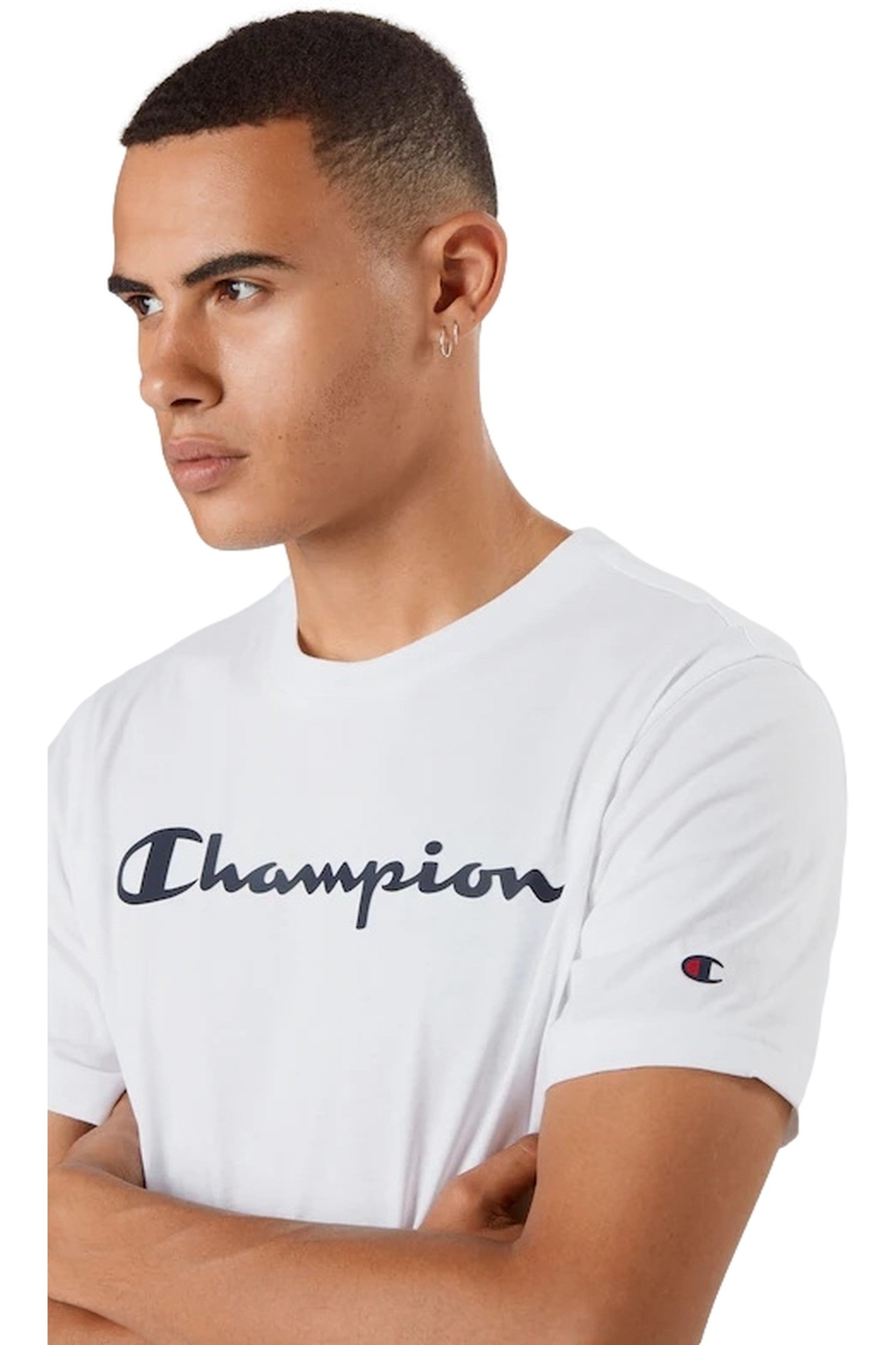 CAMISETA CHAMPION BLANCA BIG LOGO LEGACY TEE