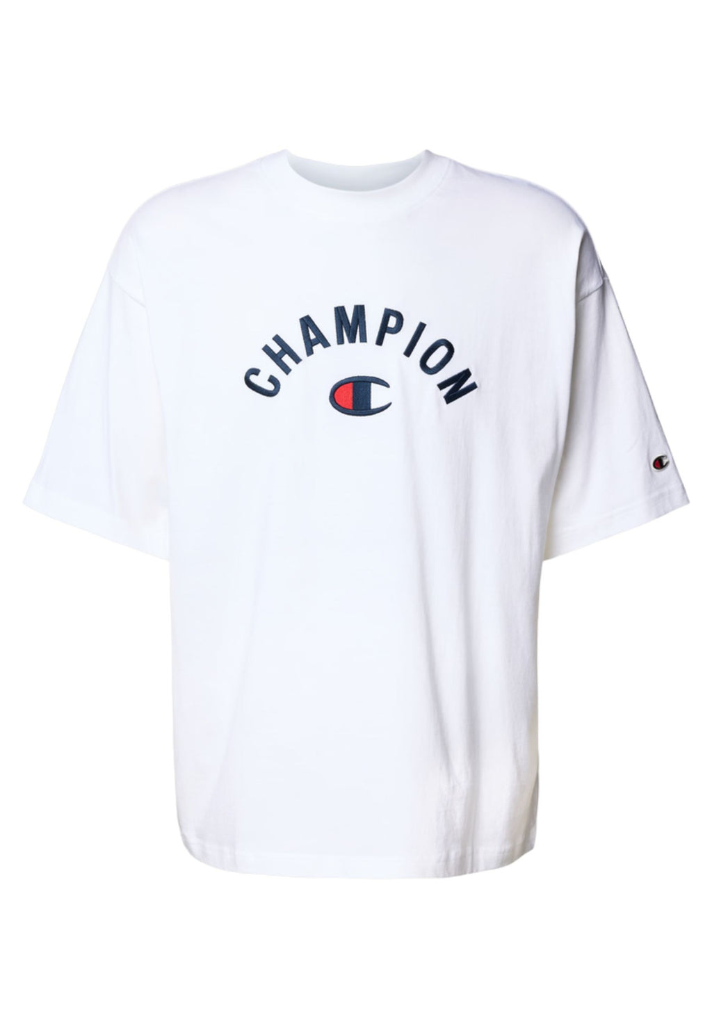 CAMISETA CHAMPION BLANCA EMBROIDERED LOGO T-SHAPE TEE