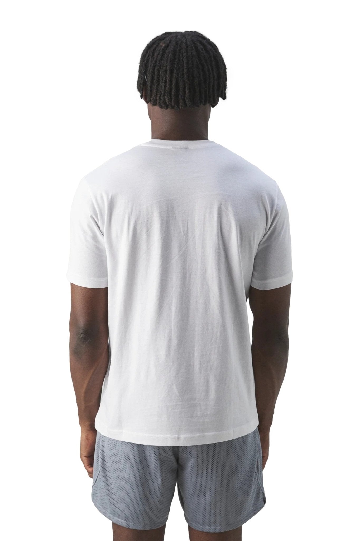 CAMISETA CHAMPION BLANCA LEGACY BIG PRINTED LOGO TEE - AREA ZERO