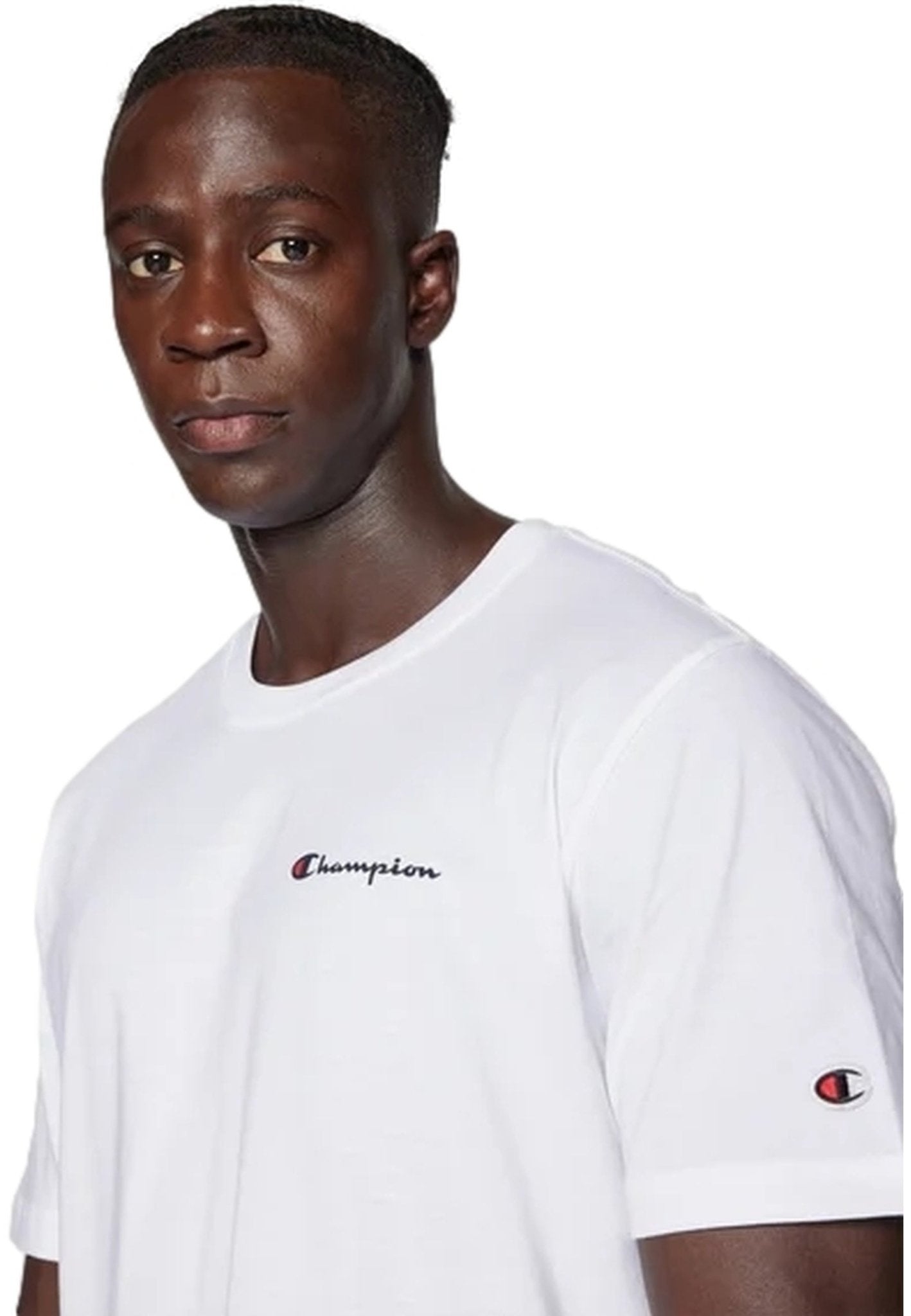 CAMISETA CHAMPION BLANCA SMALL LEGACY LOGO TEE - AREA ZERO
