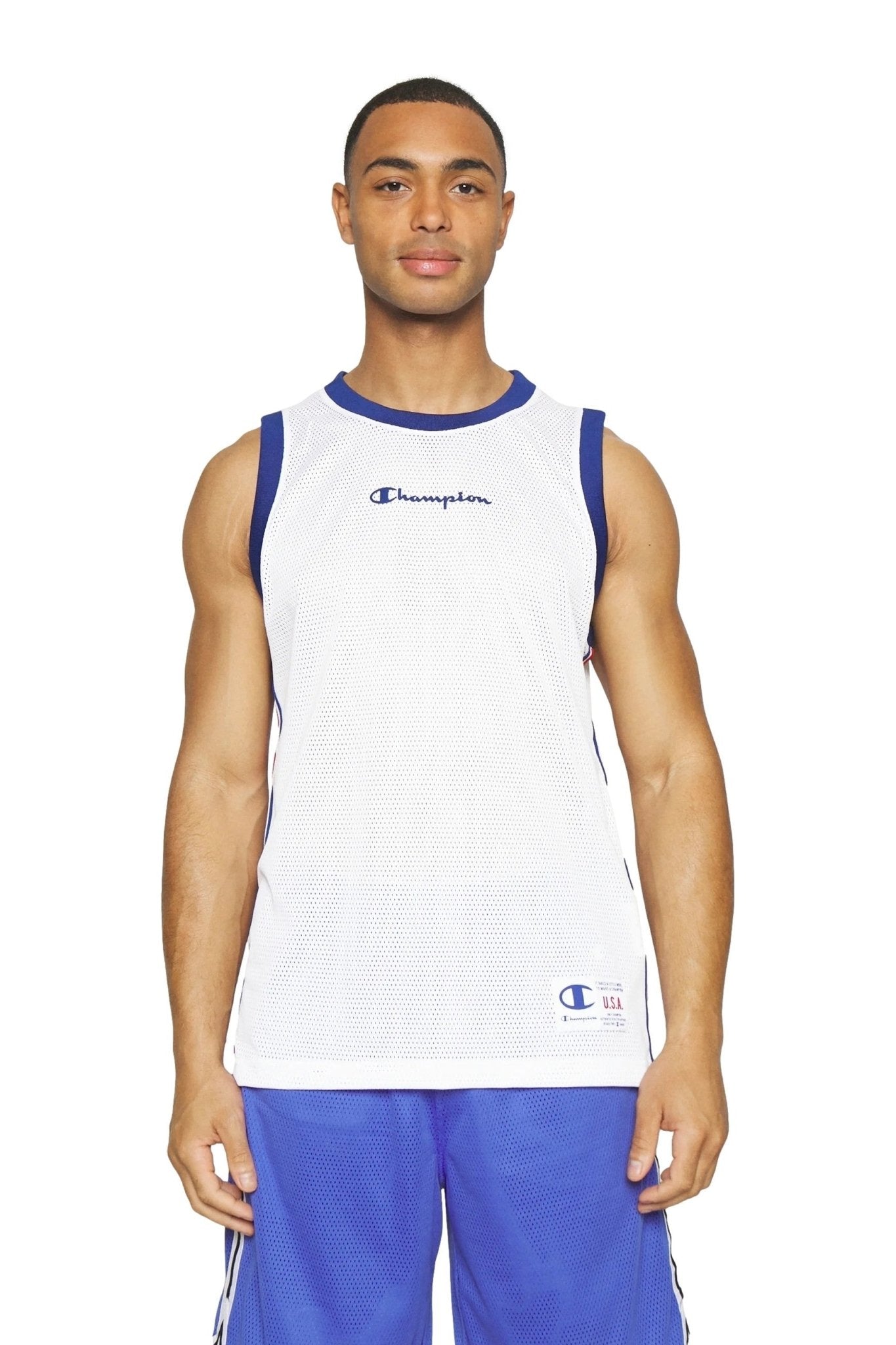 CAMISETA CHAMPION BLANCA STREET BASKET TANK TOP - AREA ZERO