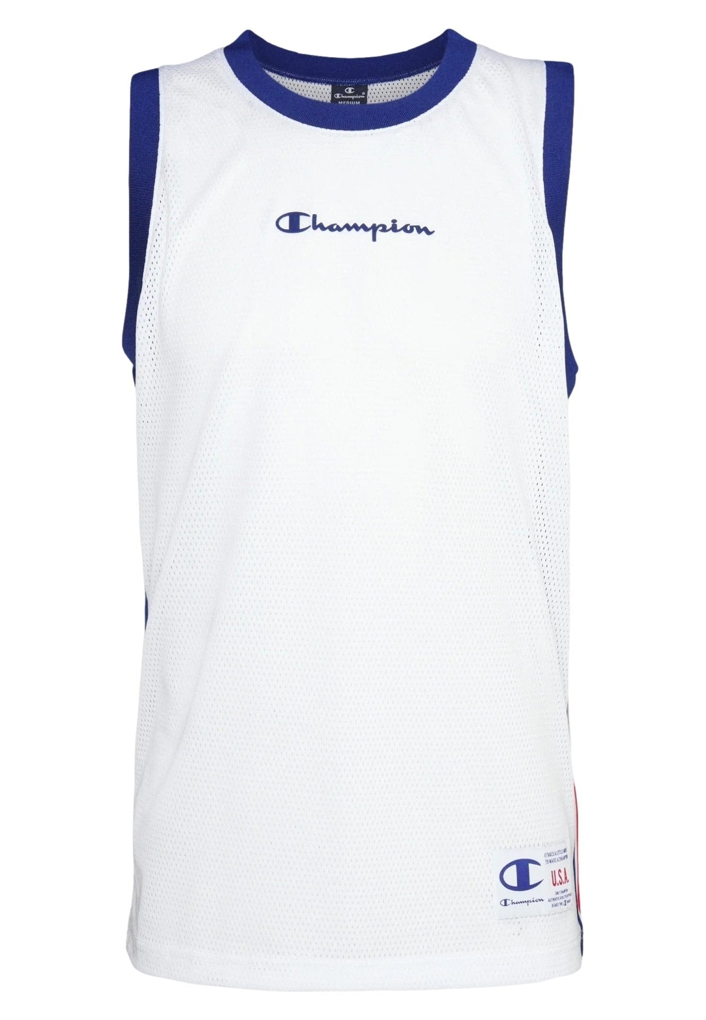 CAMISETA CHAMPION BLANCA STREET BASKET TANK TOP - AREA ZERO