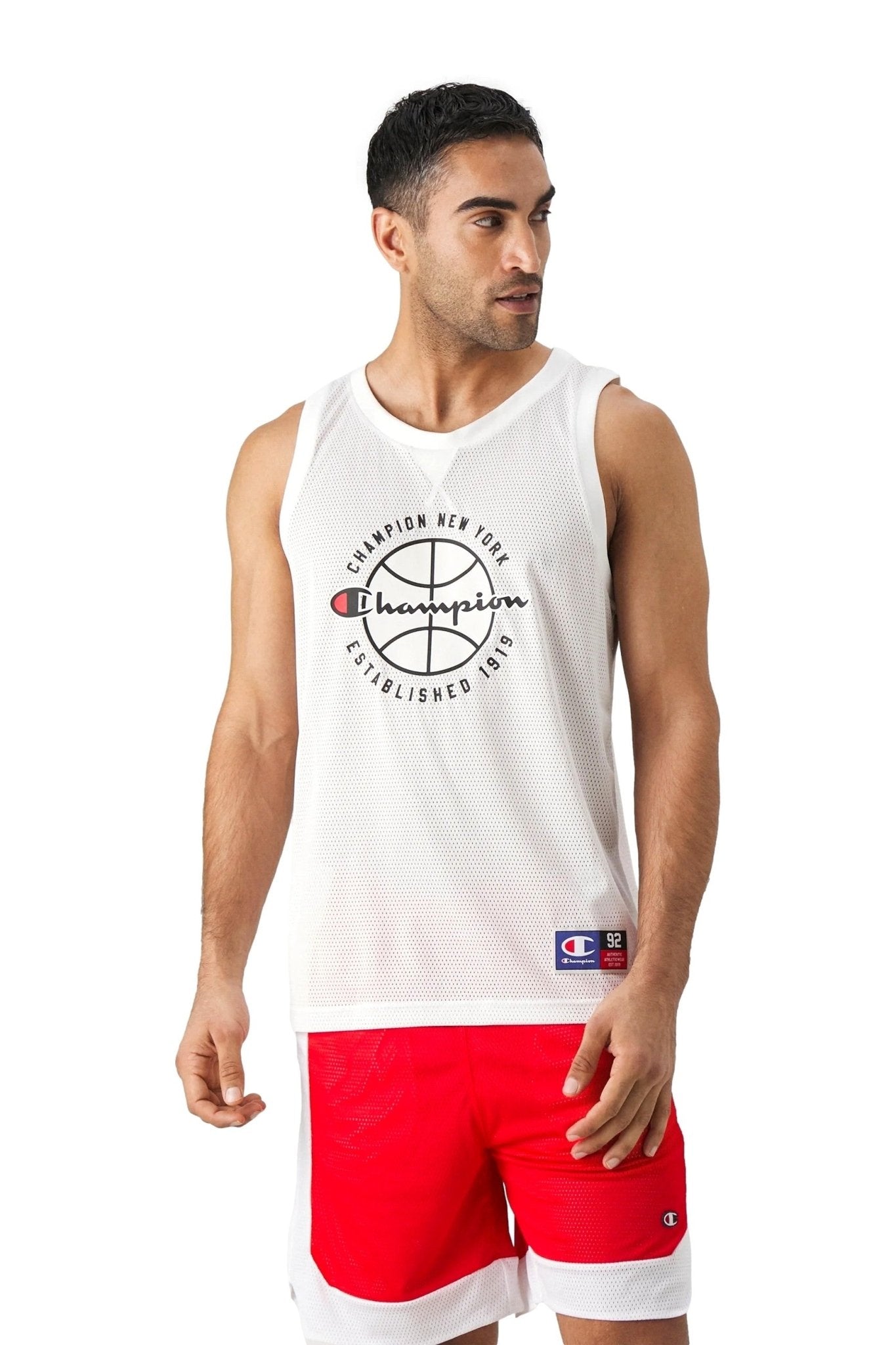CAMISETA CHAMPION BLANCA TIRANTES SLEEVELESS HOODED TEE - AREA ZERO