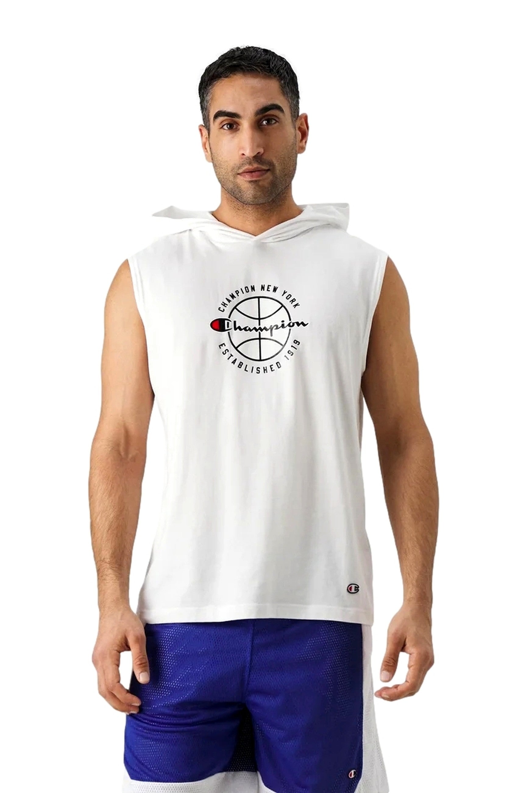CAMISETA CHAMPION BLANCA TIRANTES SLEEVELESS HOODED TEE