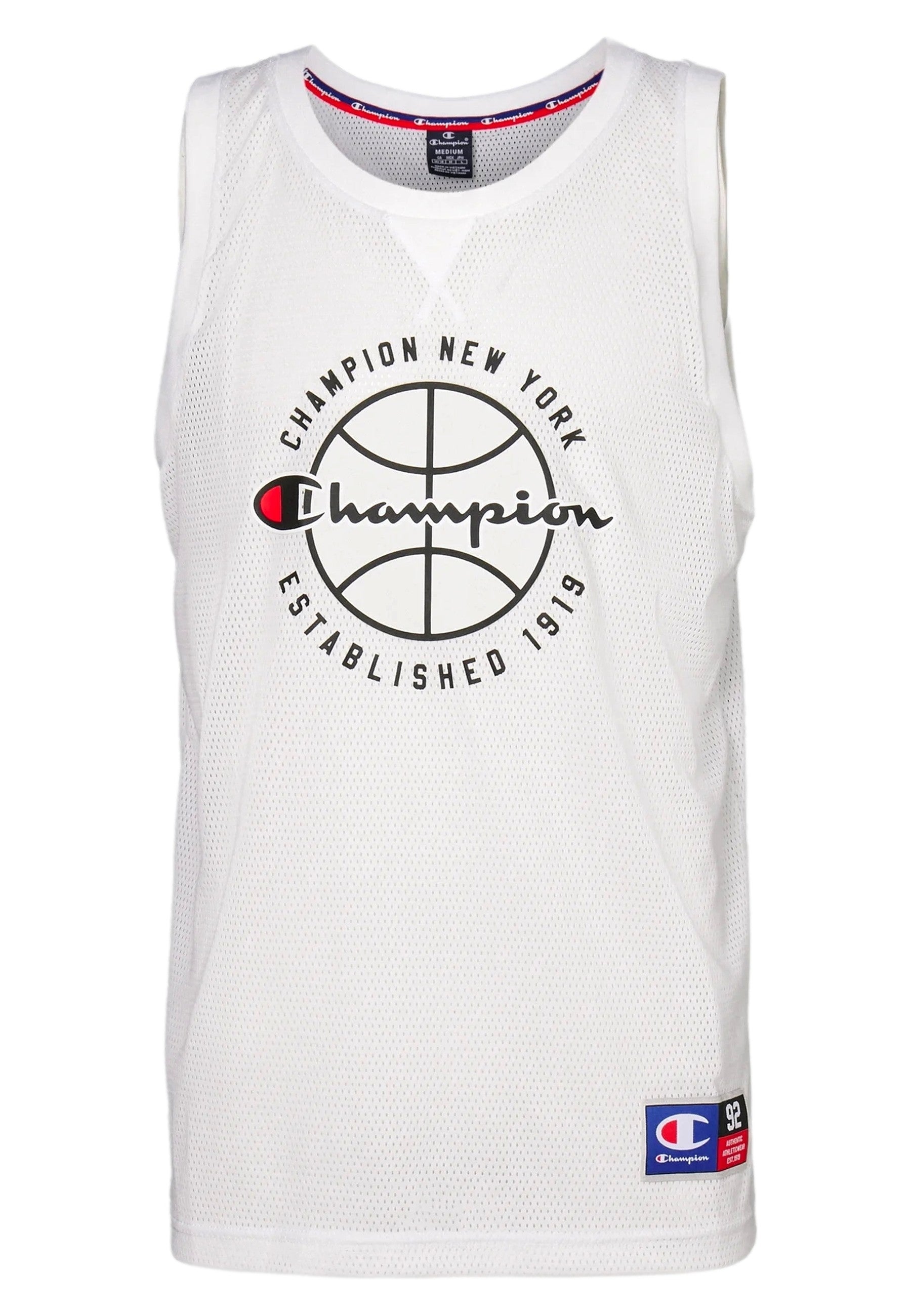 CAMISETA CHAMPION BLANCA TIRANTES SLEEVELESS HOODED TEE