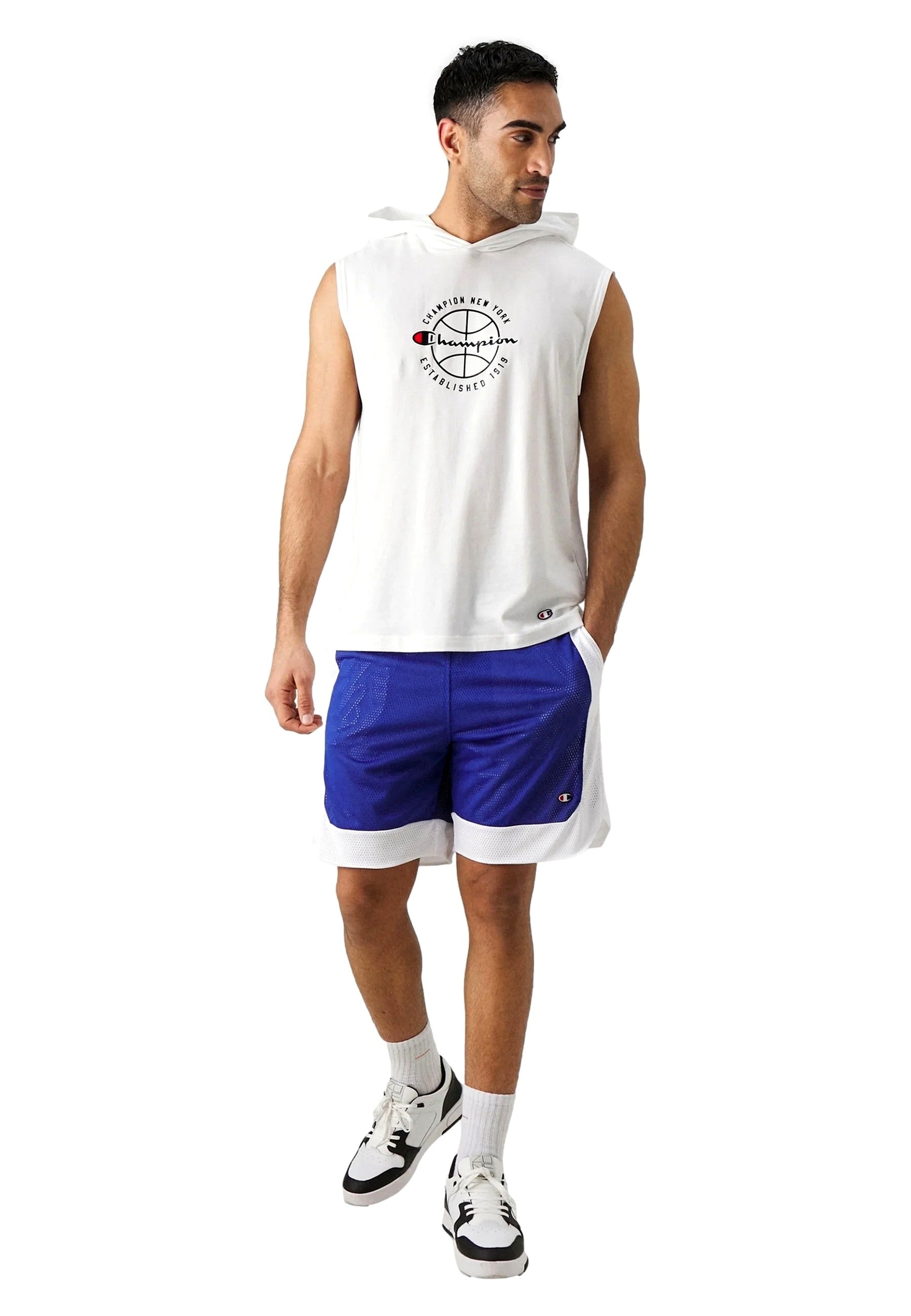 CAMISETA CHAMPION BLANCA TIRANTES SLEEVELESS HOODED TEE