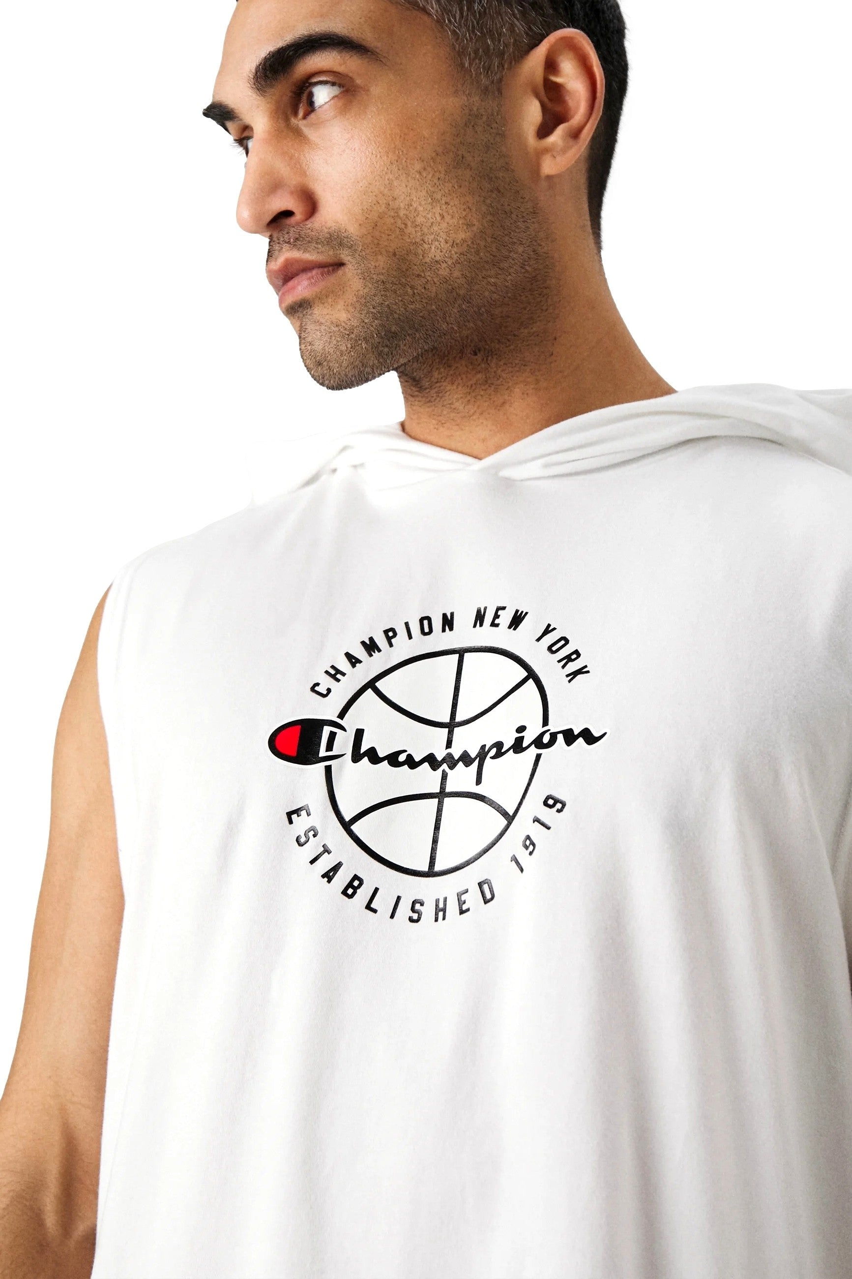 CAMISETA CHAMPION BLANCA TIRANTES SLEEVELESS HOODED TEE