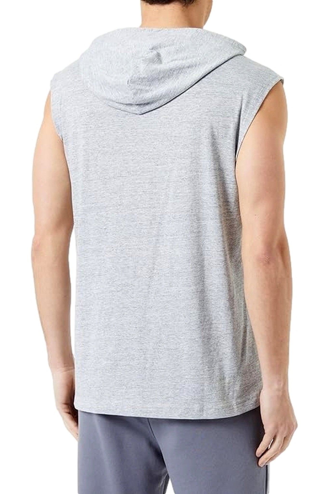 CAMISETA CHAMPION GRIS LEGACY LOGO HOODED VEST - AREA ZERO