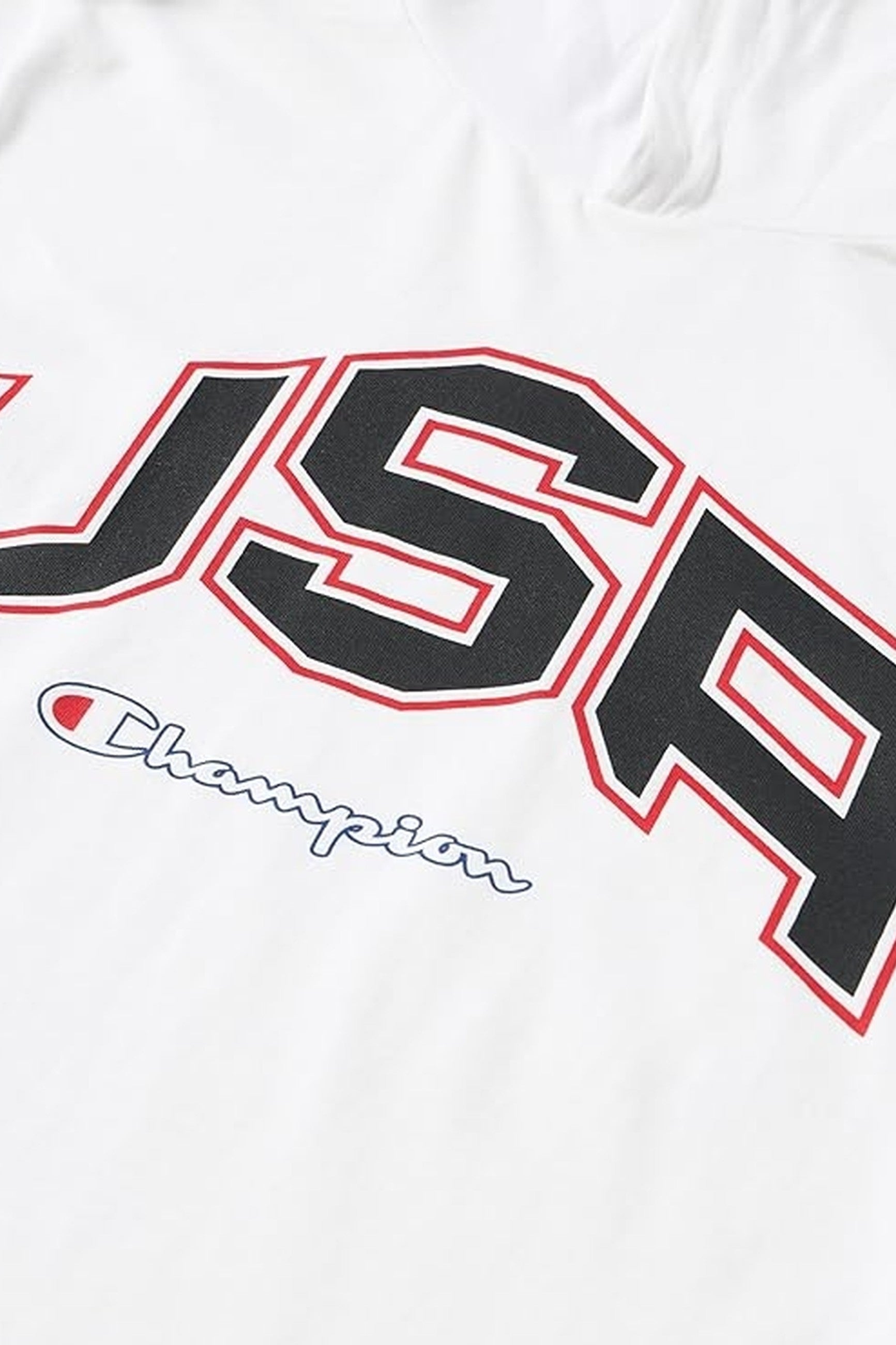 CAMISETA CHAMPION JUNIOR BLANCA USA SLEEVELESS HODDED TEE