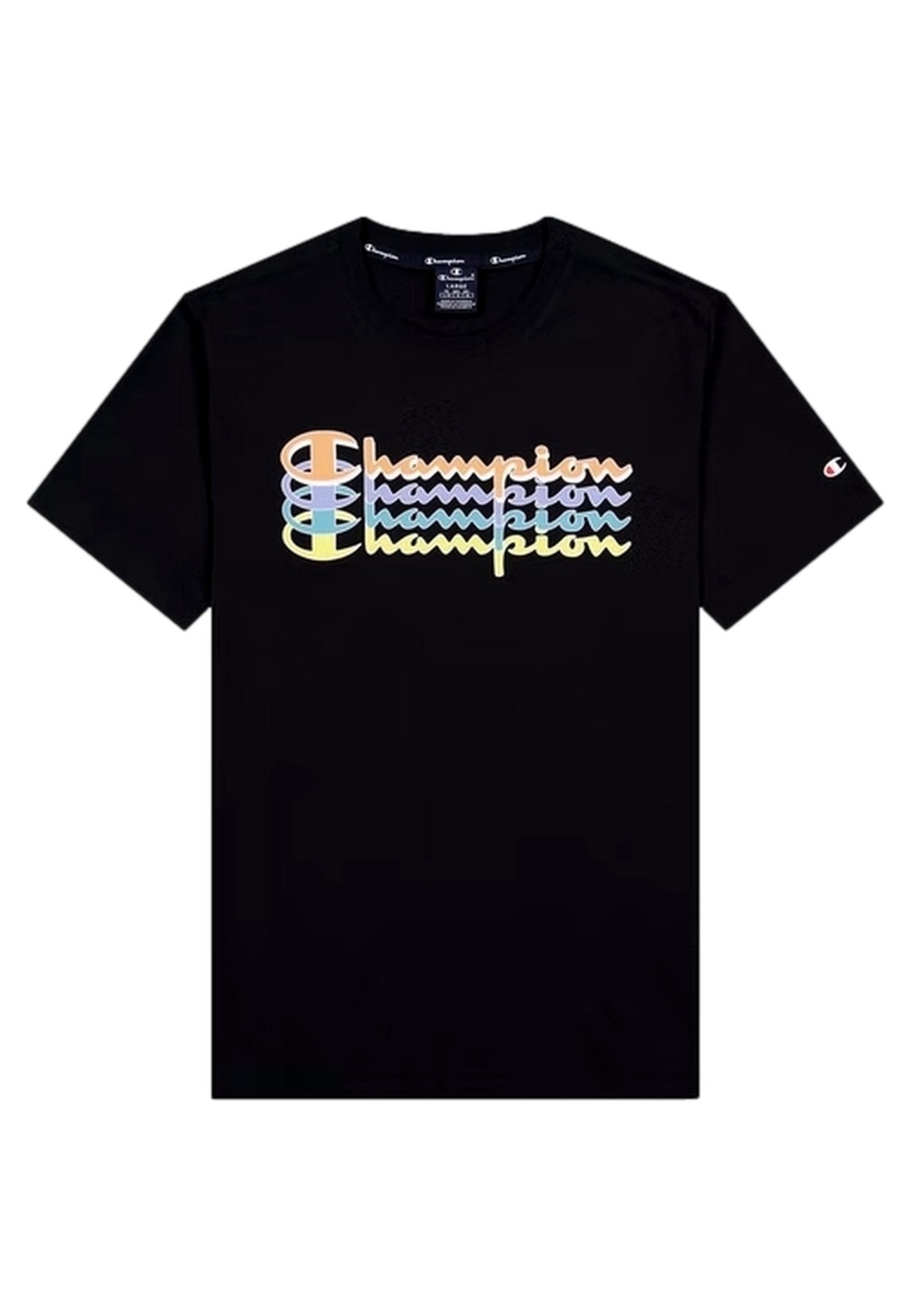 CAMISETA CHAMPION NEGRA LEGACY INSERT LOGO TEE - AREA ZERO
