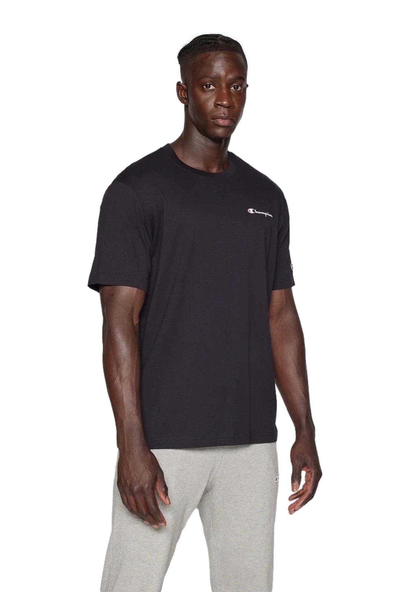 CAMISETA CHAMPION NEGRA SMALL LEGACY LOGO TEE - AREA ZERO