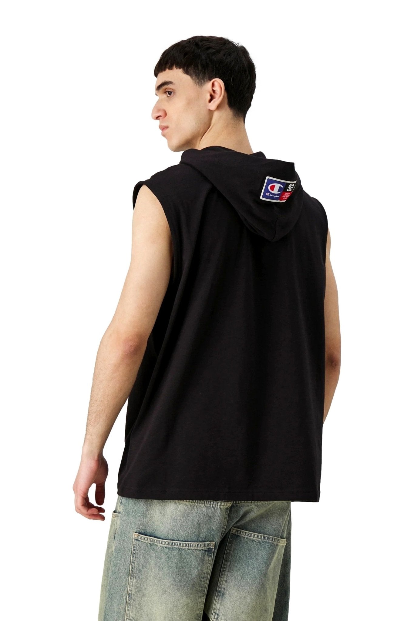 CAMISETA CHAMPION NEGRA TIRANTES SLEEVELESS HOODED TEE - AREA ZERO