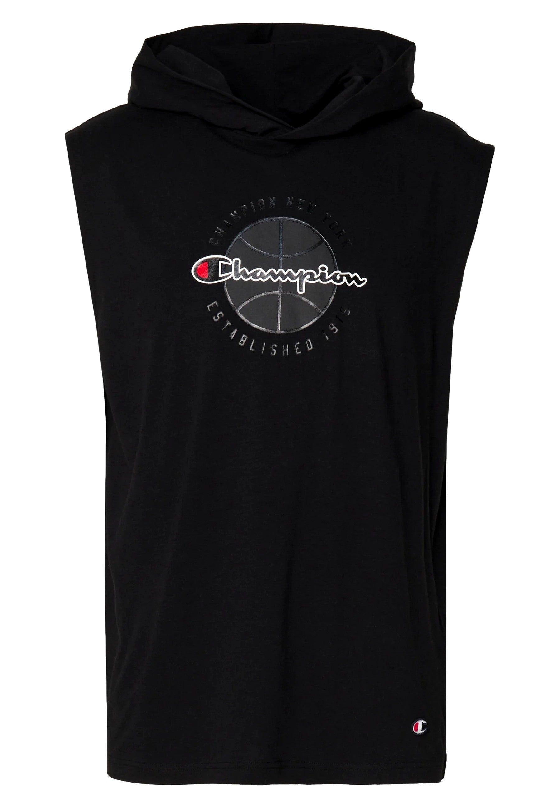 CAMISETA CHAMPION NEGRA TIRANTES SLEEVELESS HOODED TEE