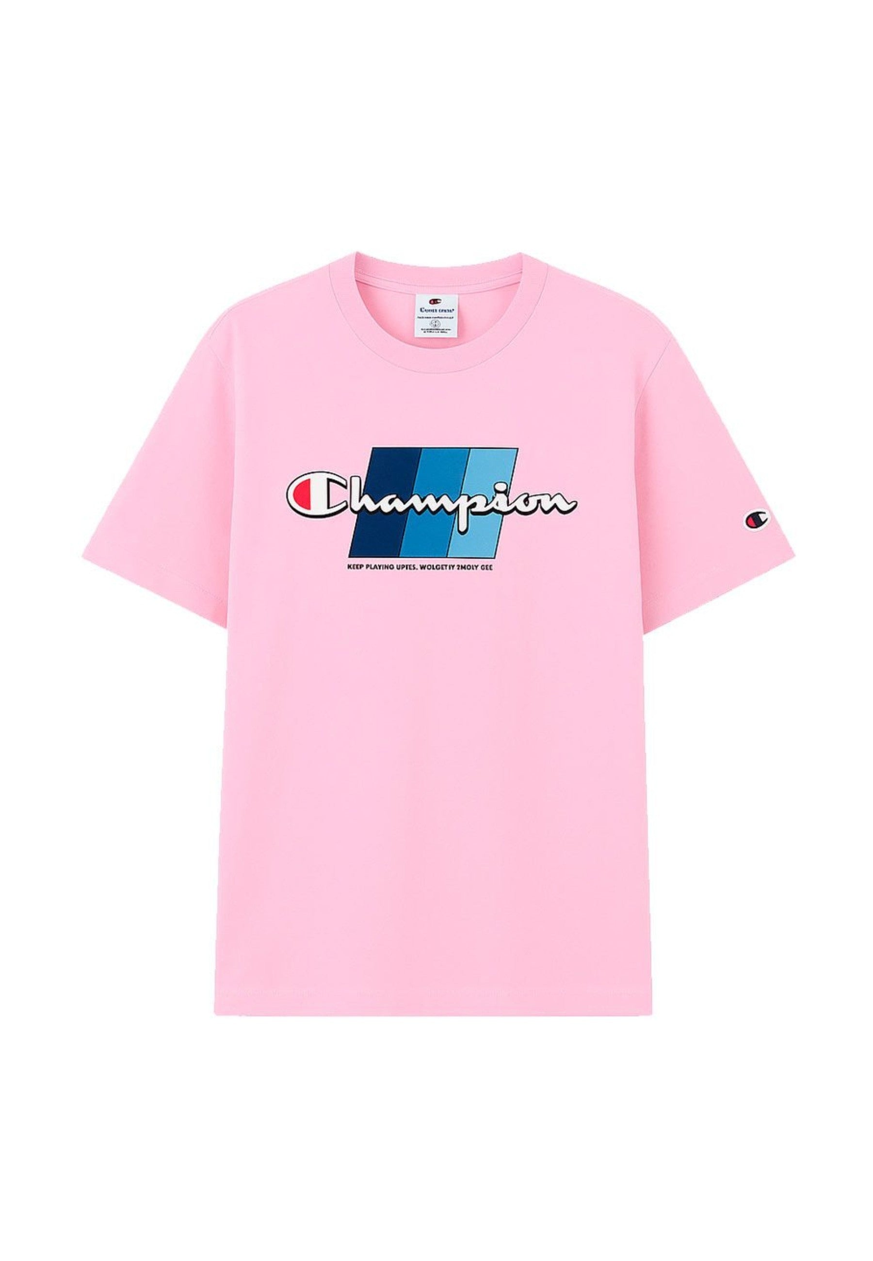 CAMISETA CHAMPION ROSA C-TABLE LOGO SS TEE