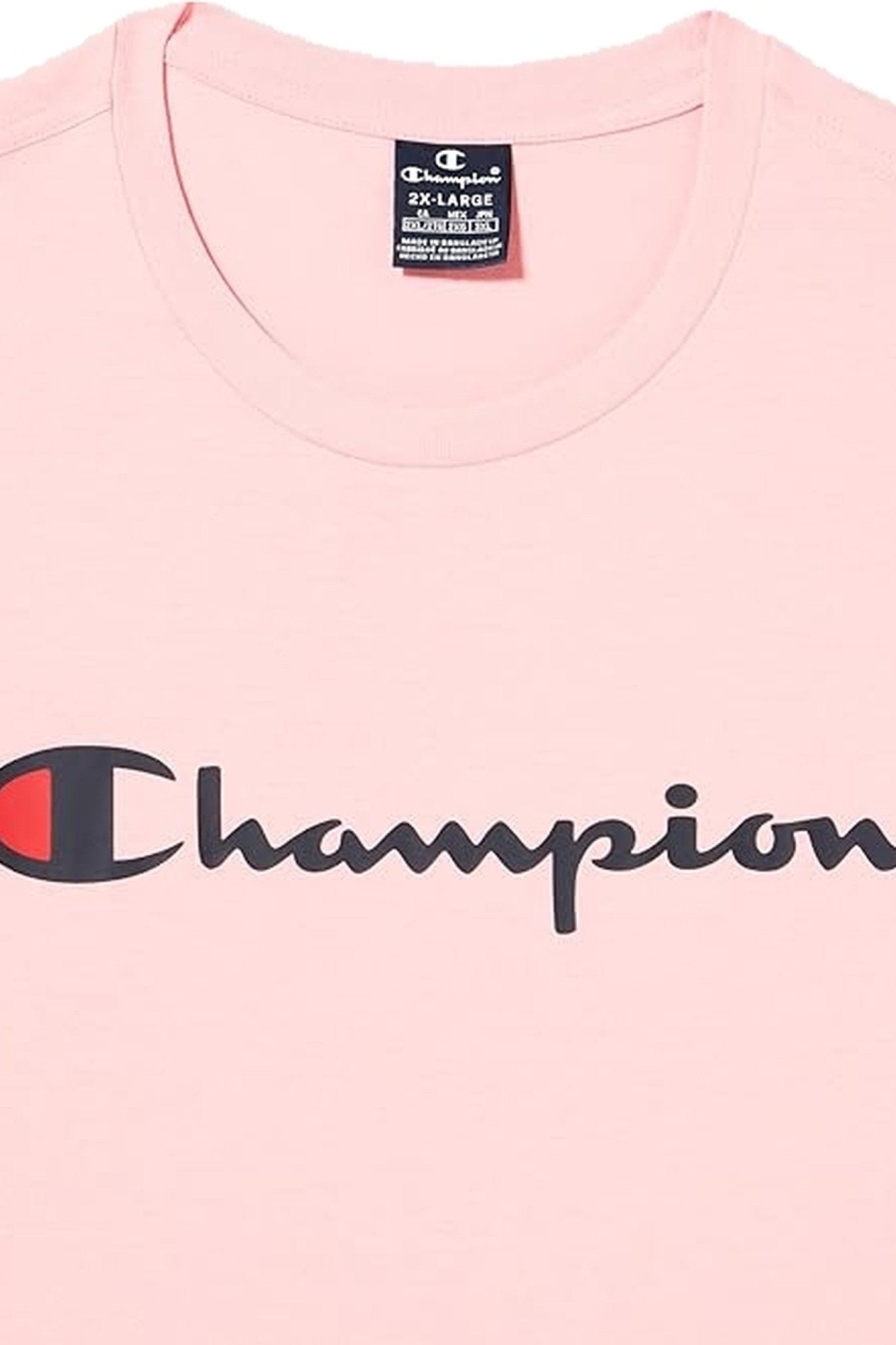 CAMISETA CHAMPION ROSA LEGACY BIG PRINTED LOGO TEE - AREA ZERO