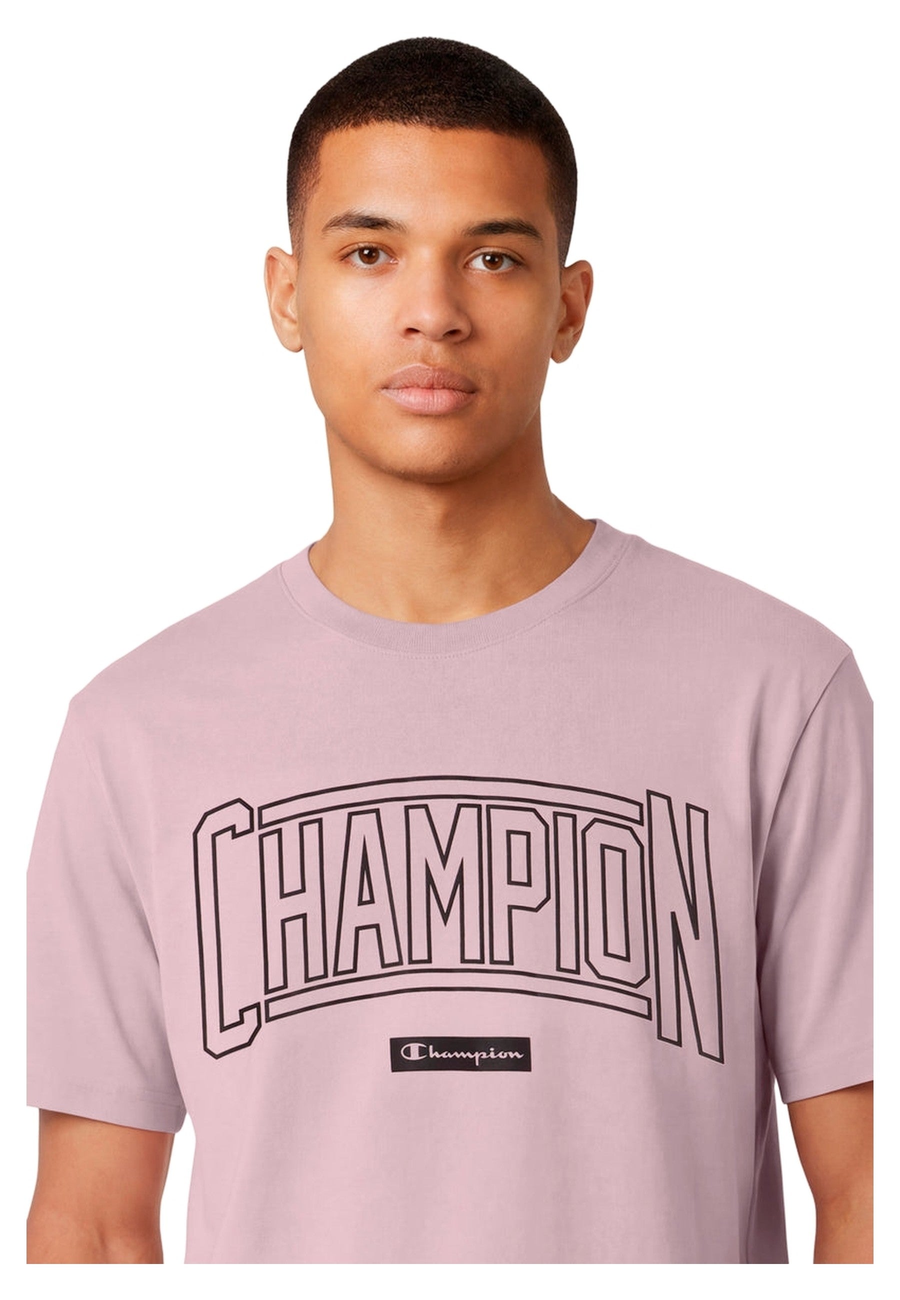 CAMISETA CHAMPION ROSA PUFF PRINT CREWNECK TEE