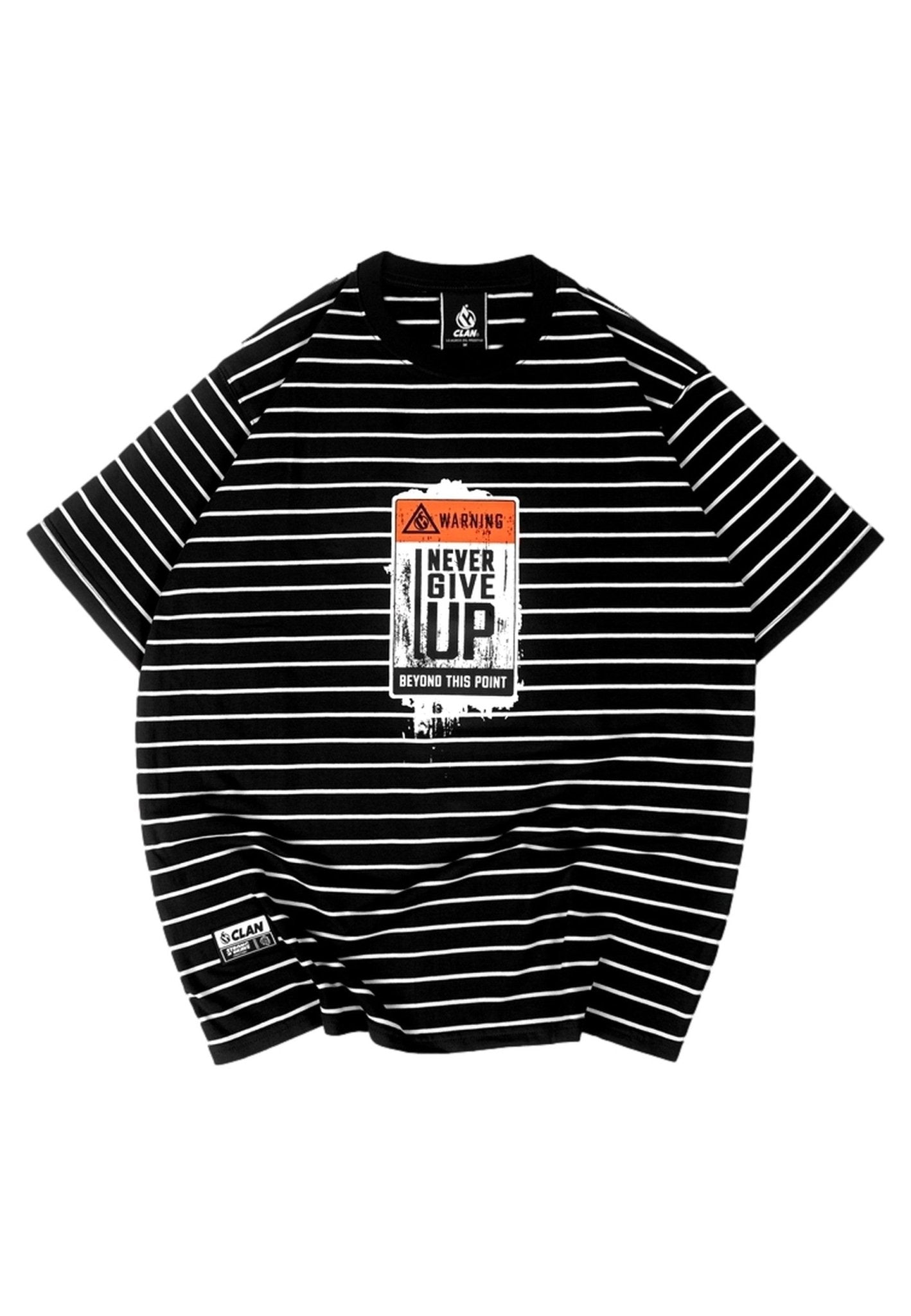 CAMISETA CLAN NEGRA BLACK LINE TEE - AREA ZERO