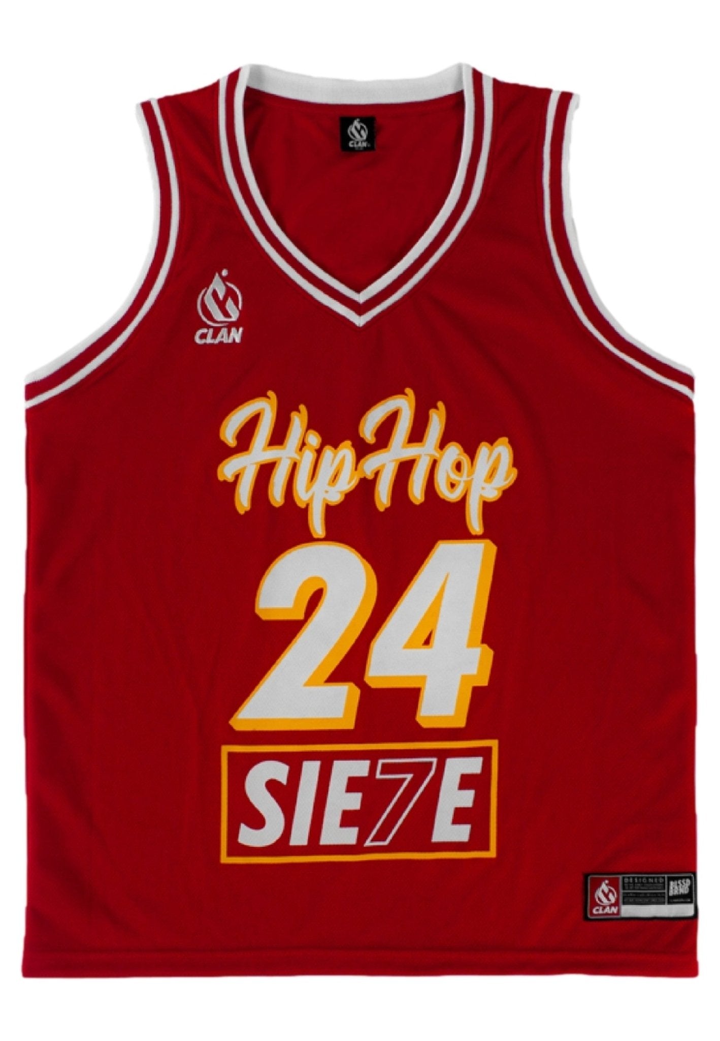 CAMISETA CLAN ROJA HIP HOP 24/7 TIRANTES - AREA ZERO