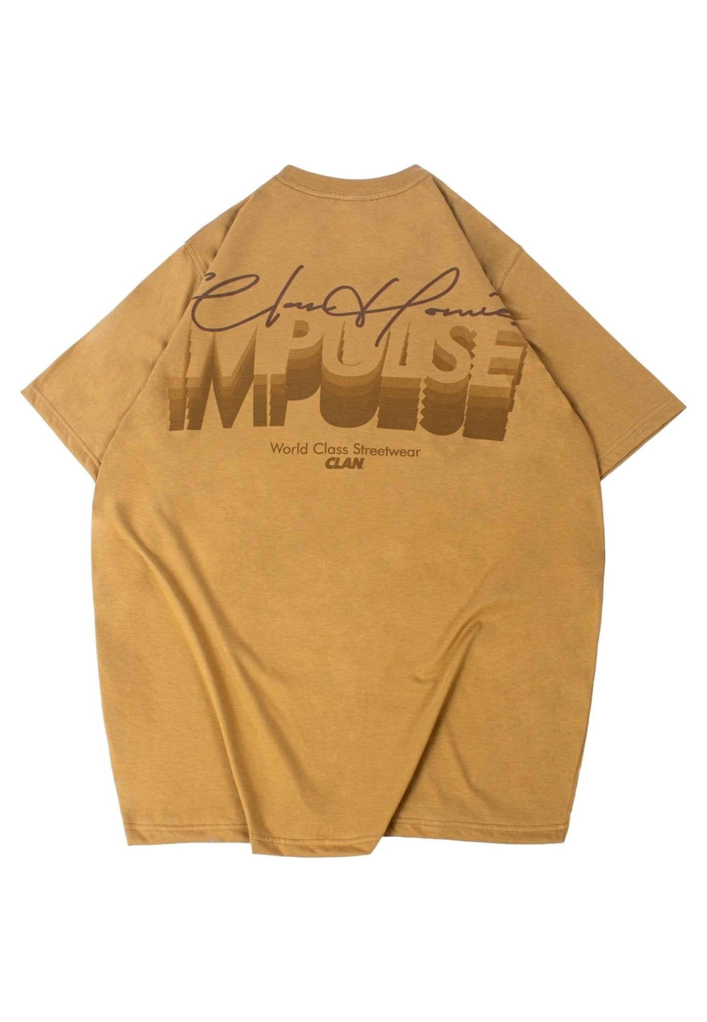 CAMISETA CLAN TOSTADA CLAN HOMIES IMPULSE TEE - AREA ZERO