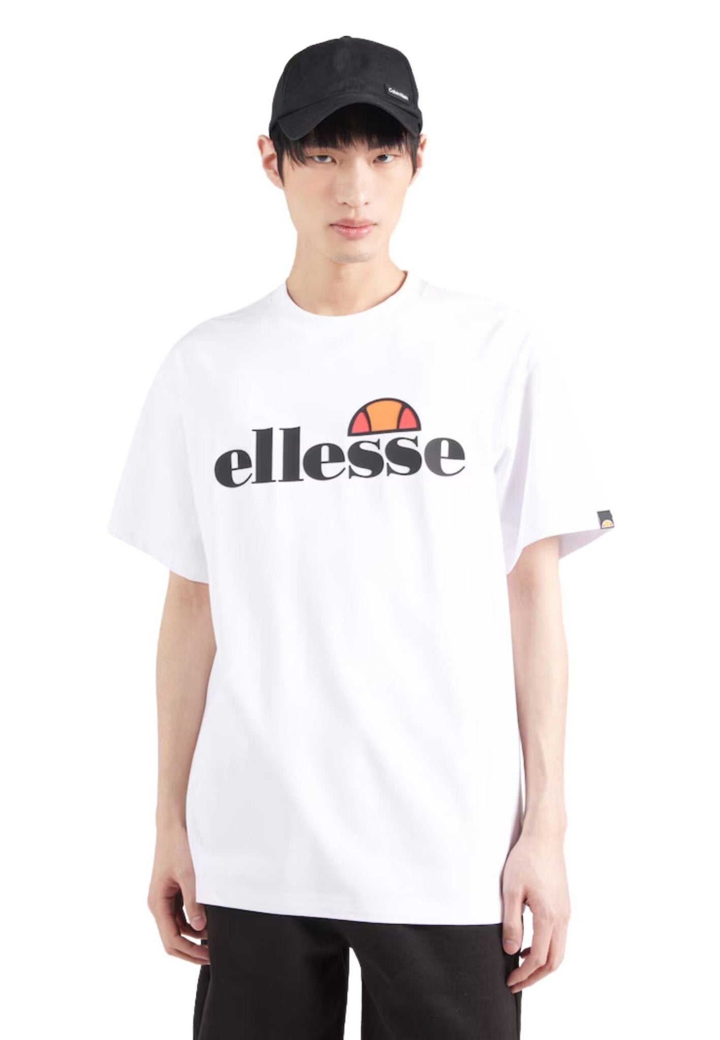 CAMISETA ELLESSE BLANCA RUBBER LOGO TEE - AREA ZERO
