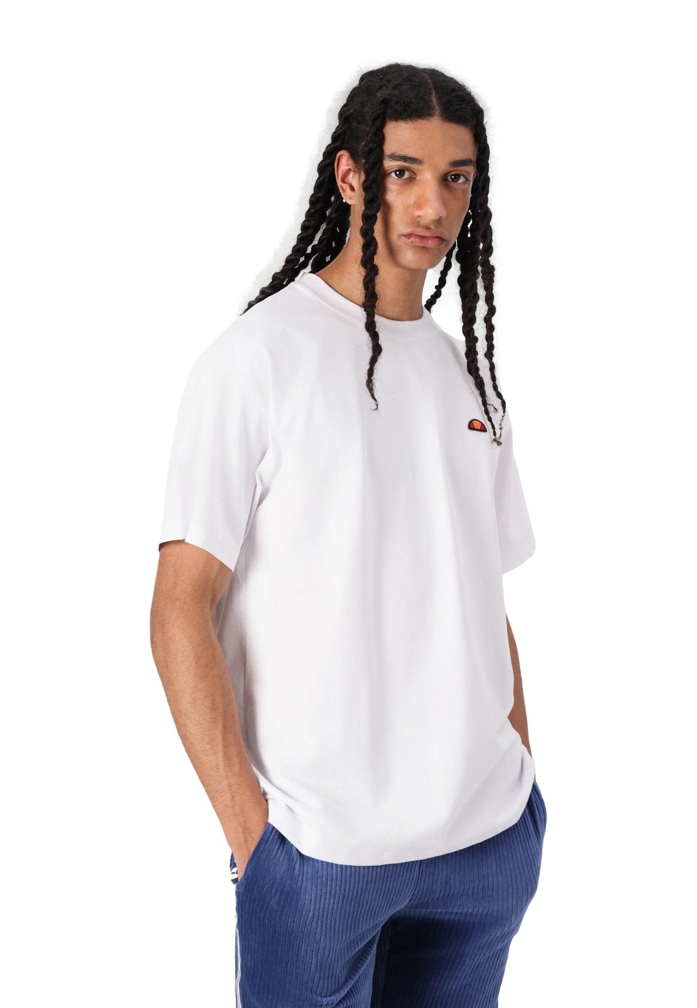 CAMISETA ELLESSE BLANCA SMALL PATCHED LOGO TEE - AREA ZERO