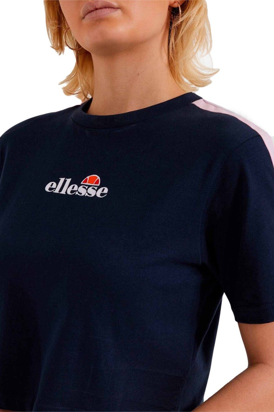 CAMISETA ELLESSE MARINO AMARILLO CROP TEE - AREA ZERO