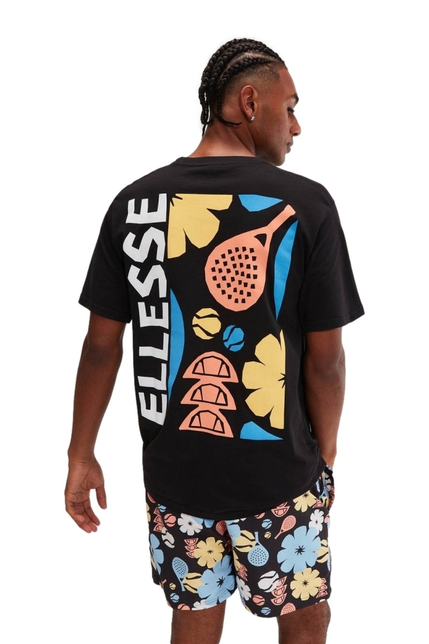 CAMISETA ELLESSE NEGRA IMPRONTA TEE - AREA ZERO