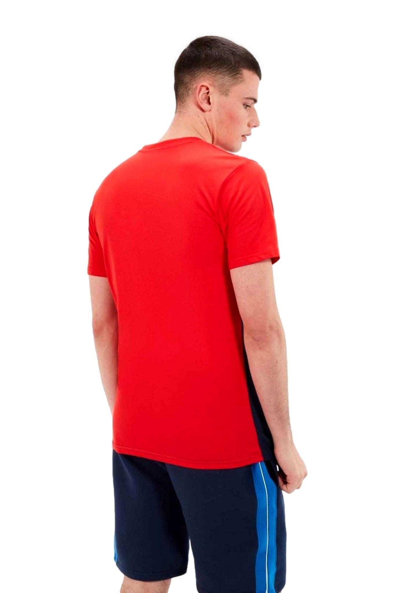 CAMISETA ELLESSE ROJA TRICOLOR MORBILA TEE - AREA ZERO