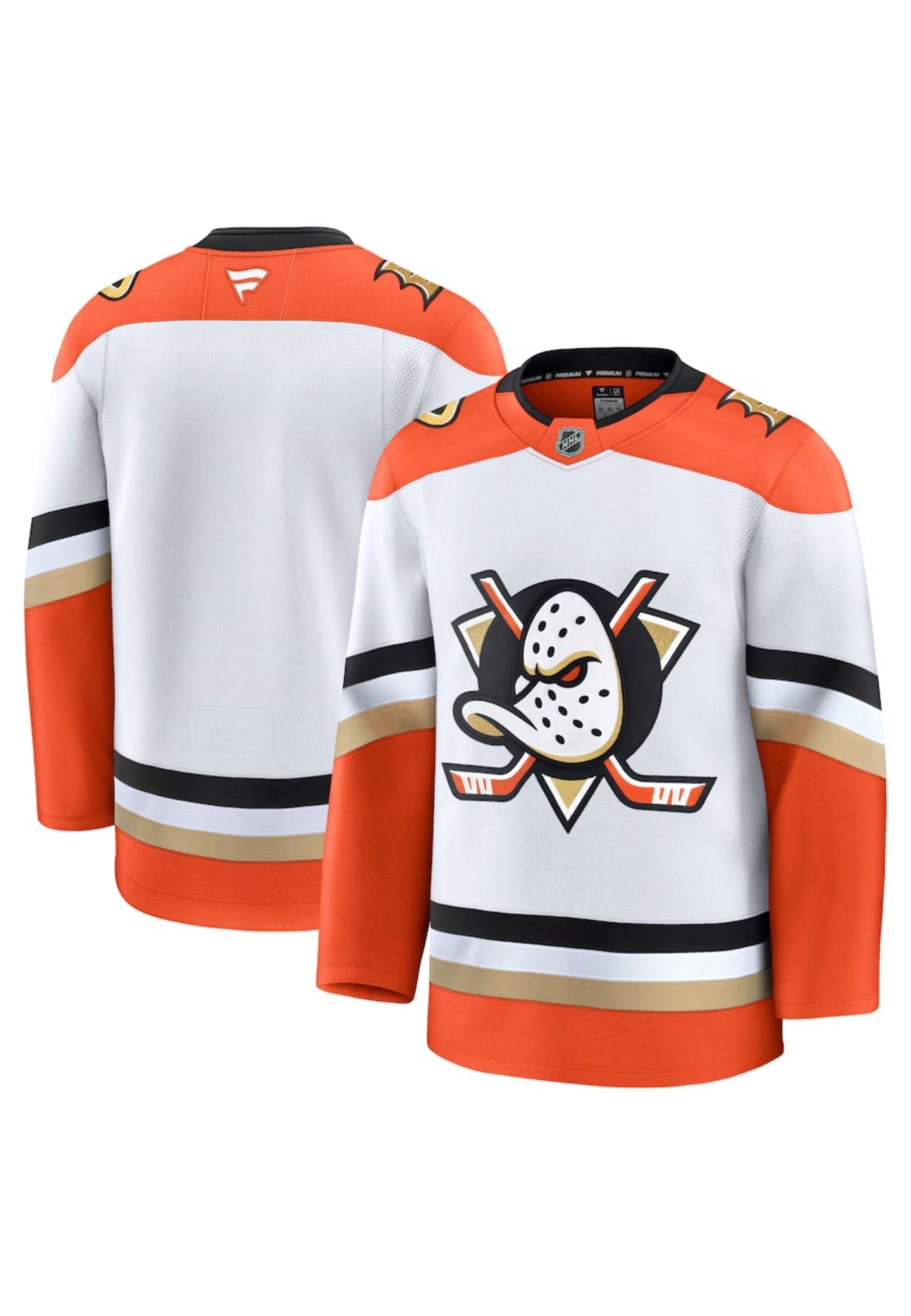 CAMISETA FANATICS BLANCA ANAHEIM DUCKS NHL BREAKAWAY JERSEY - AREA ZERO
