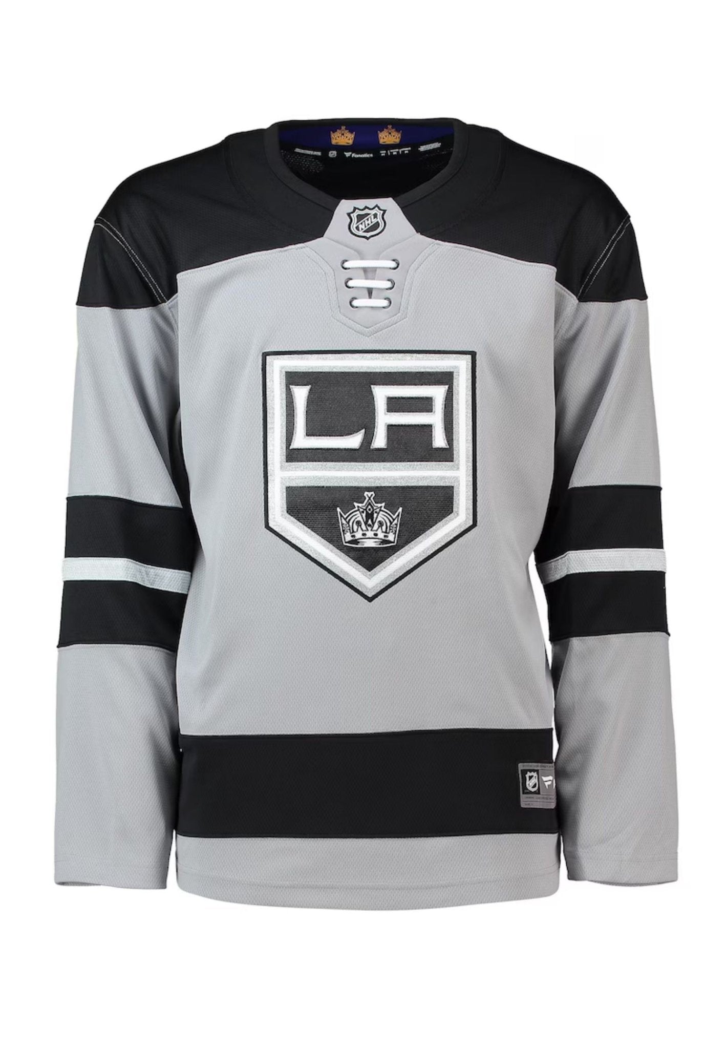 CAMISETA FANATICS GRIS LOS ANGELES KINGS NHL HOCKEY JERSEY - AREA ZERO