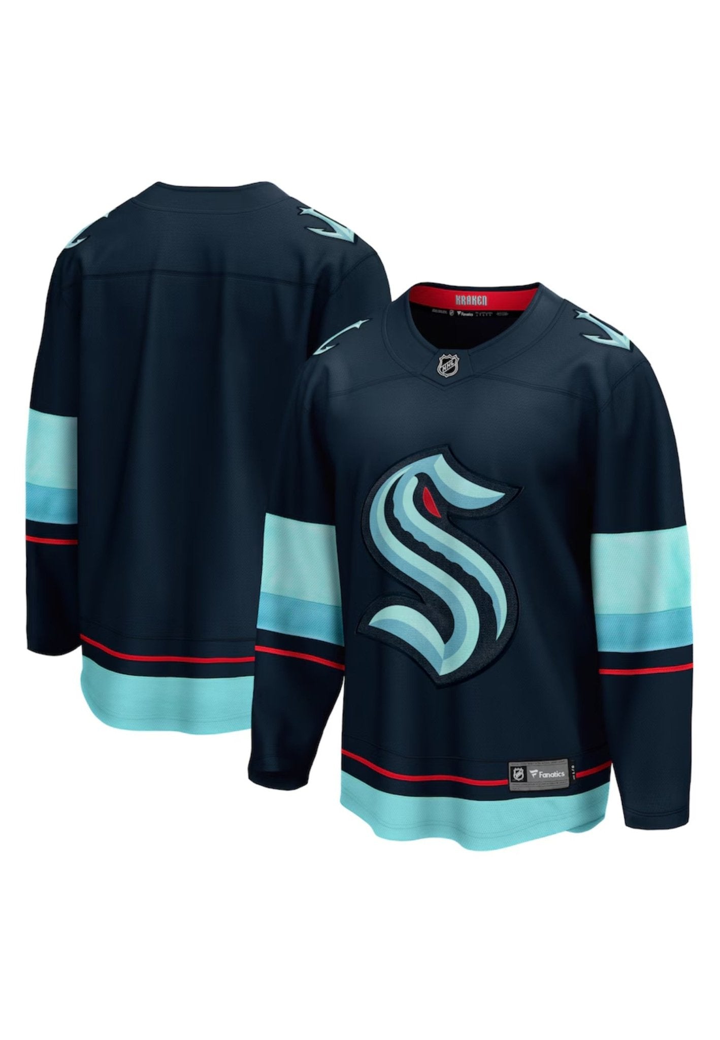 CAMISETA FANATICS MARINO SEATTLE KRAKEN NHL VALUE HOME SHIRT - AREA ZERO