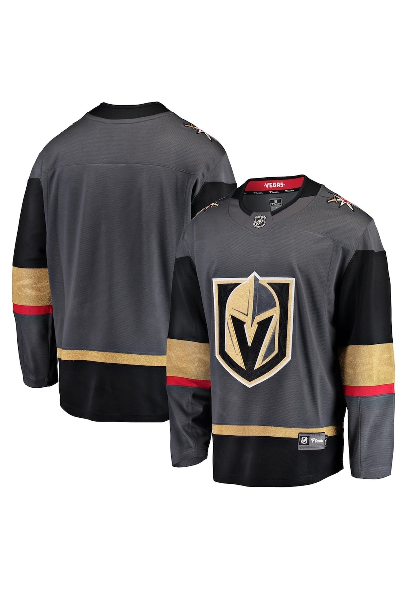 CAMISETA FANATICS NEGRA GOLDEN KNIGHTS NHL HOCKEY JERSEY - AREA ZERO
