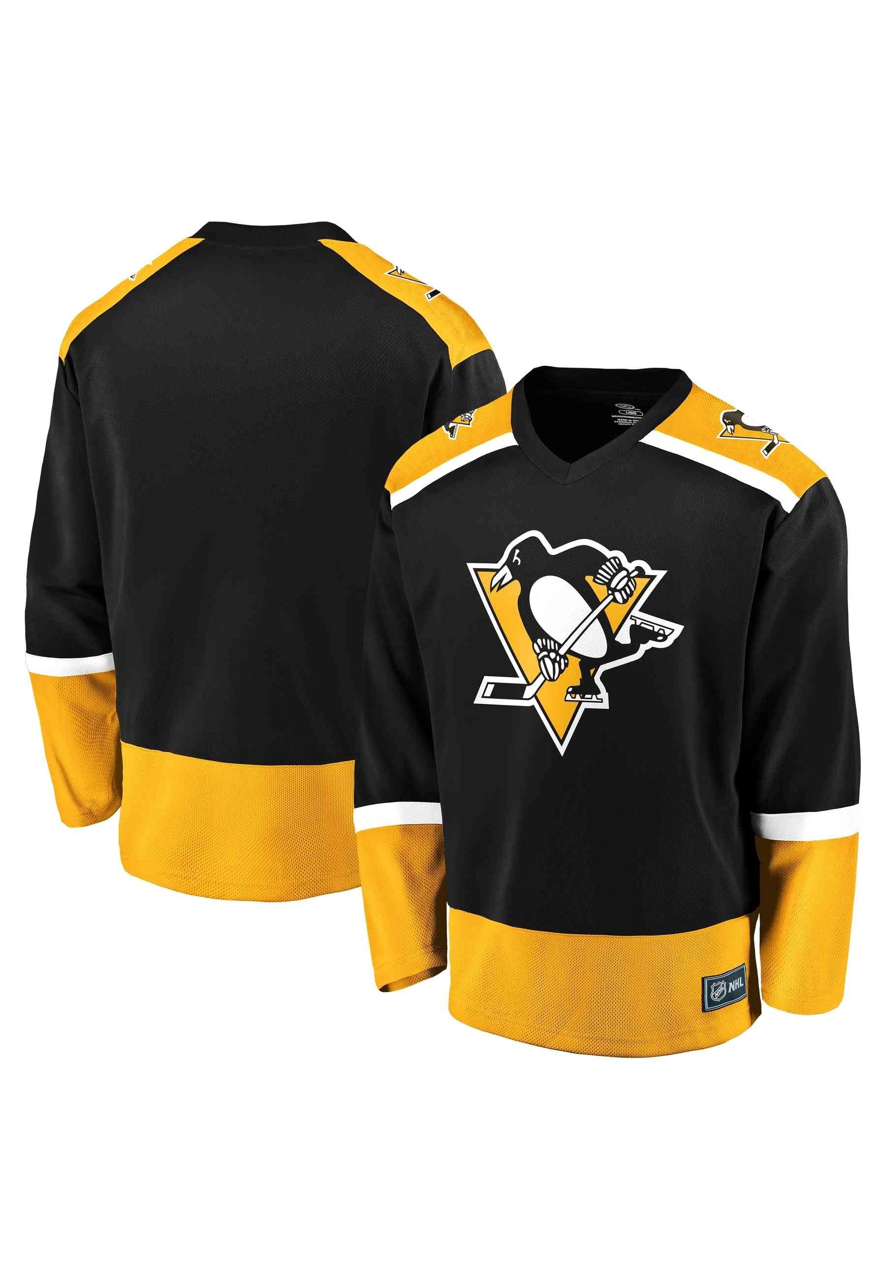 CAMISETA FANATICS NEGRA PENGUINS NHL VALUE HOME SHIRT