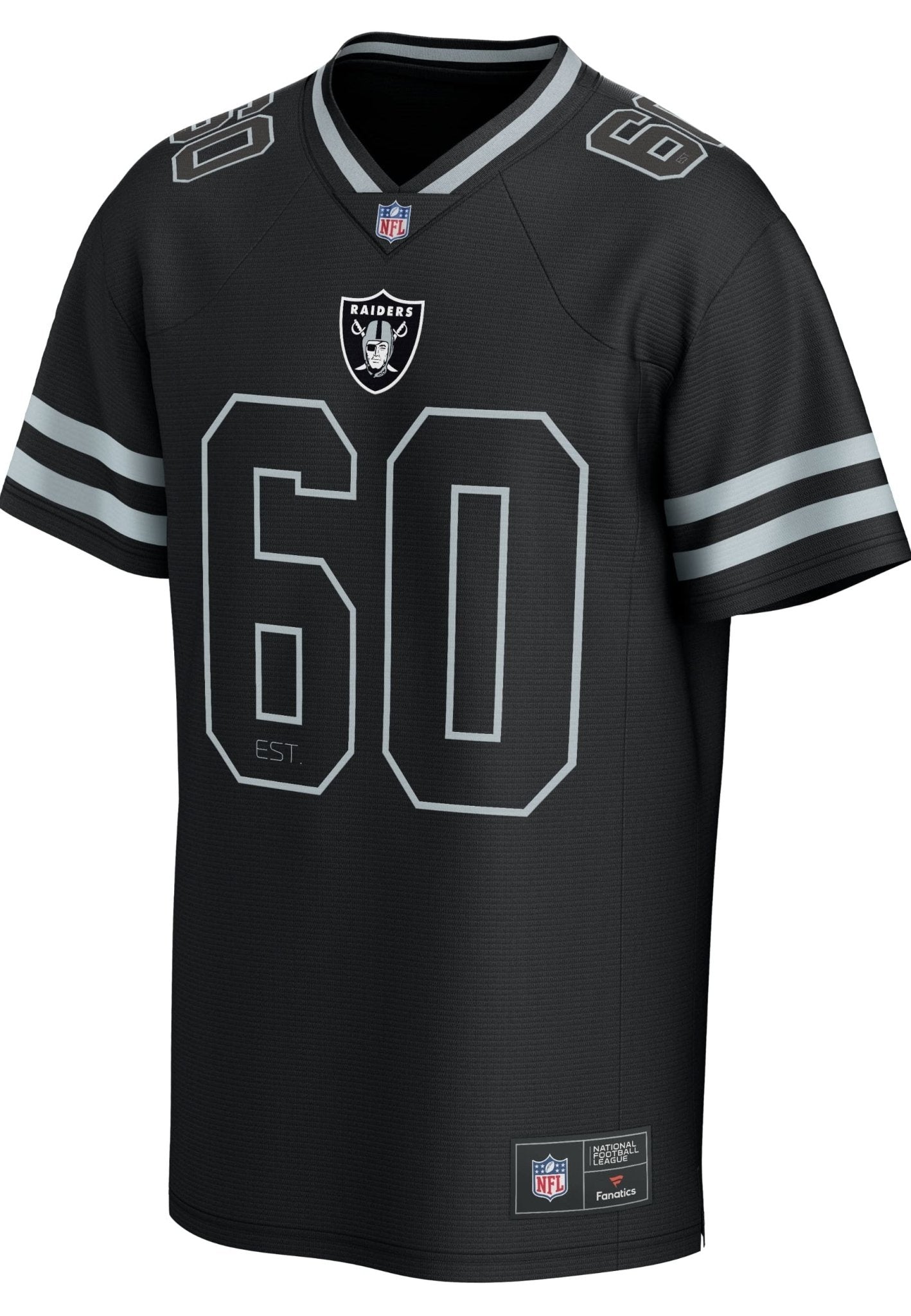 CAMISETA FANATICS NEGRA RAIDERS CORE FOUNDATION NFL JERSEY - AREA ZERO