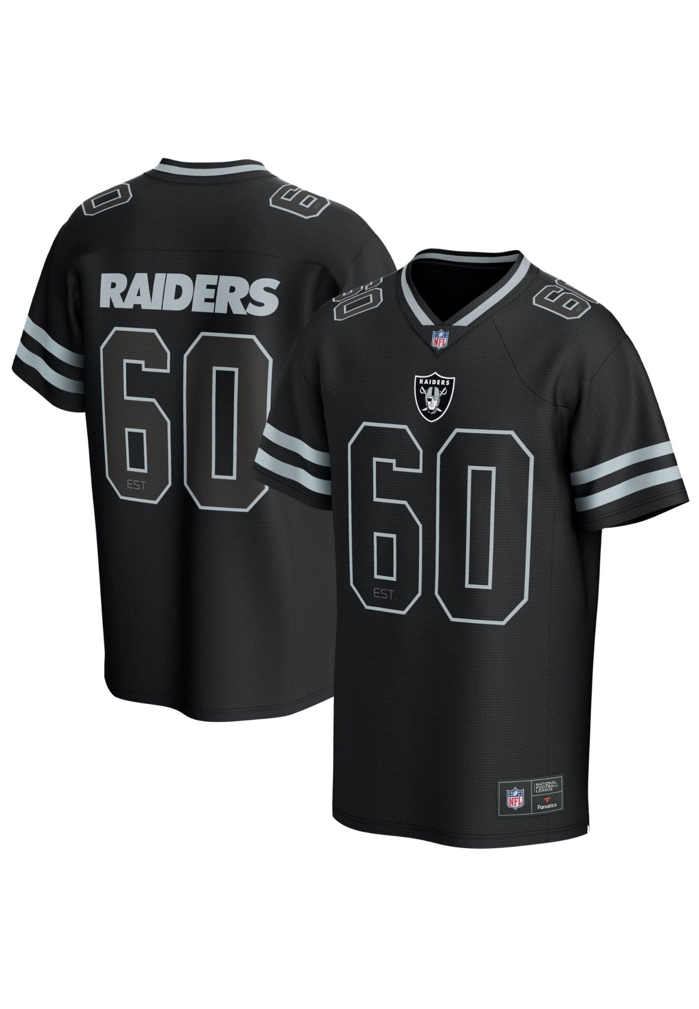 CAMISETA FANATICS NEGRA RAIDERS CORE FOUNDATION NFL JERSEY - AREA ZERO