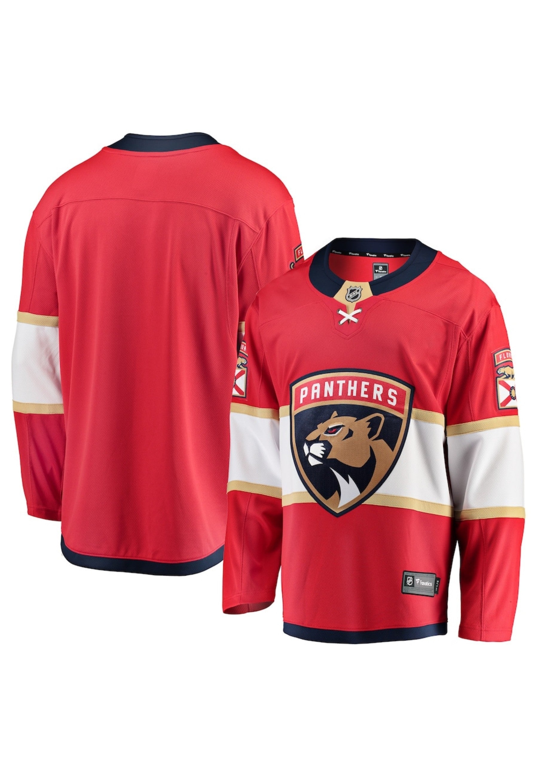 CAMISETA FANATICS ROJA FLORIDA PANTERS NHL LOCAL JERSEY