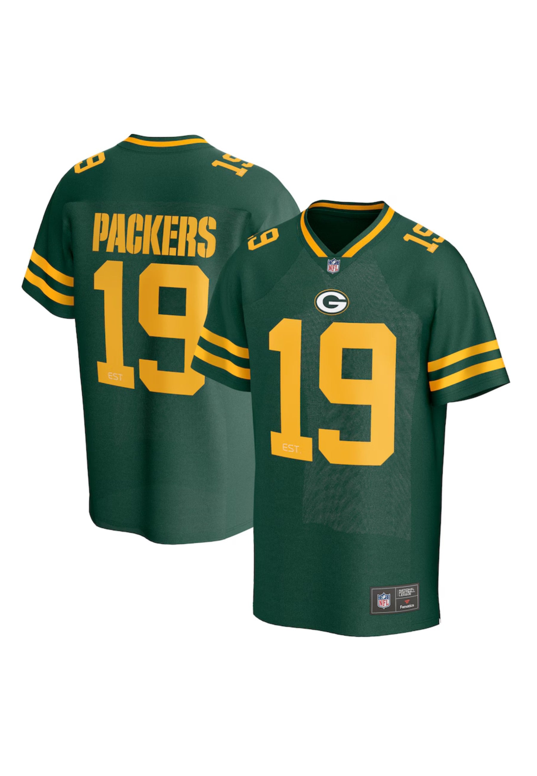 CAMISETA FANATICS VERDE GREEN BAY PACKERS CORE FUNDATION NFL JERSEY