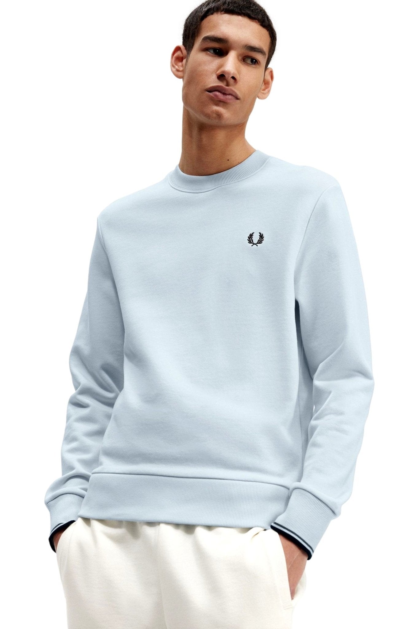 CAMISETA FRED PERRY CELESTE CREWNECK SWEATSHIRT - AREA ZERO