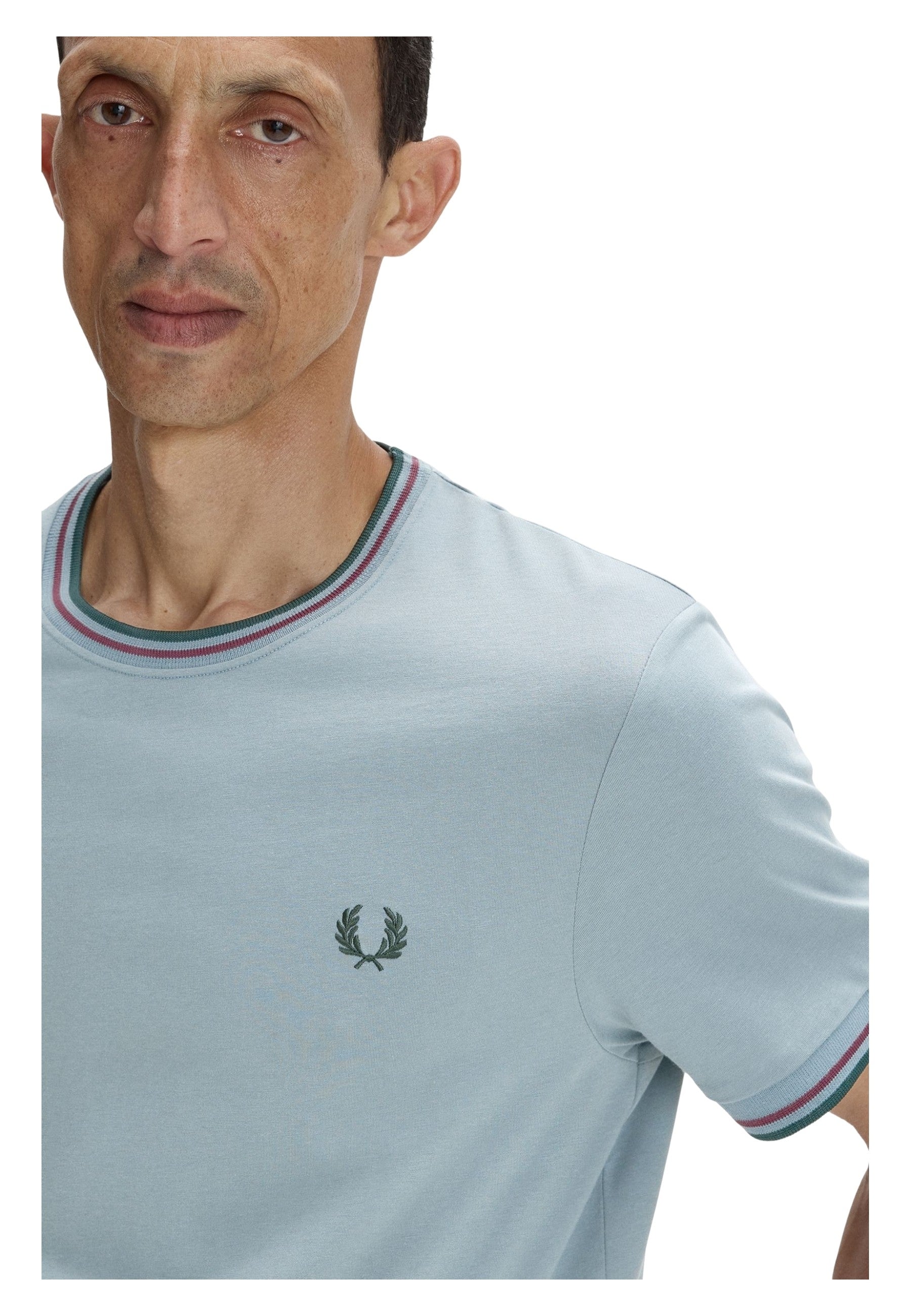 CAMISETA FRED PERRY CELESTE TWIN TIPPED TEE