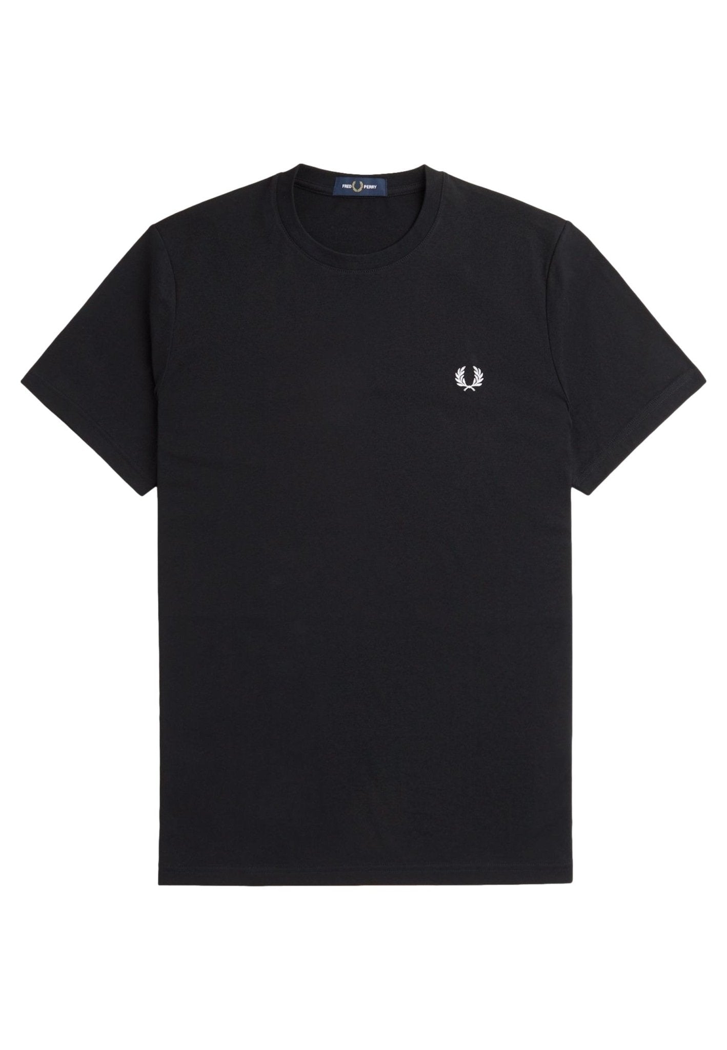 CAMISETA FRED PERRY NEGRA 102 REAR POWDER LAUREL GRAPHIC TEE - AREA ZERO